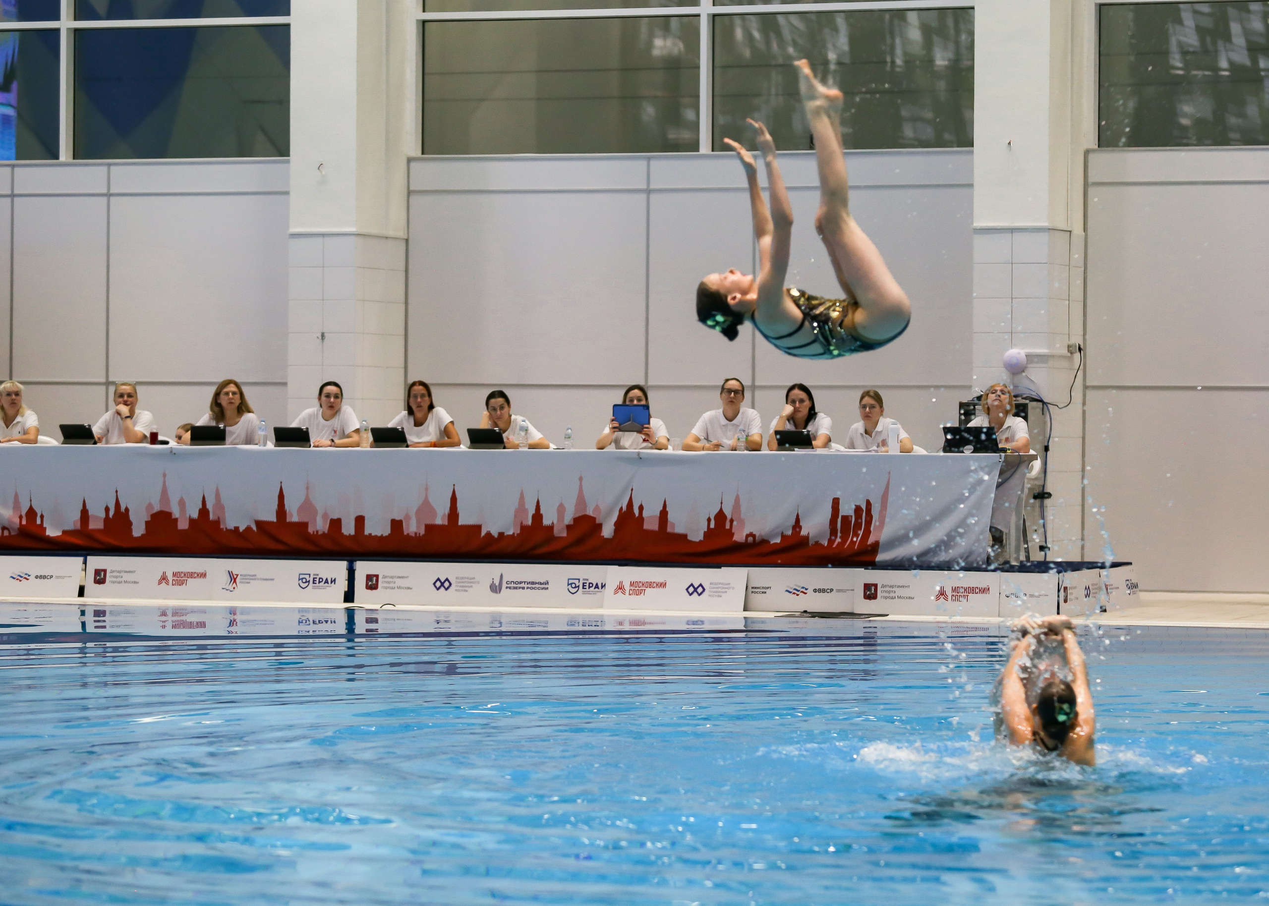 Первенство России по синхронному плаванию. Техническая программа. Группы. Репортажный фотограф в Москве