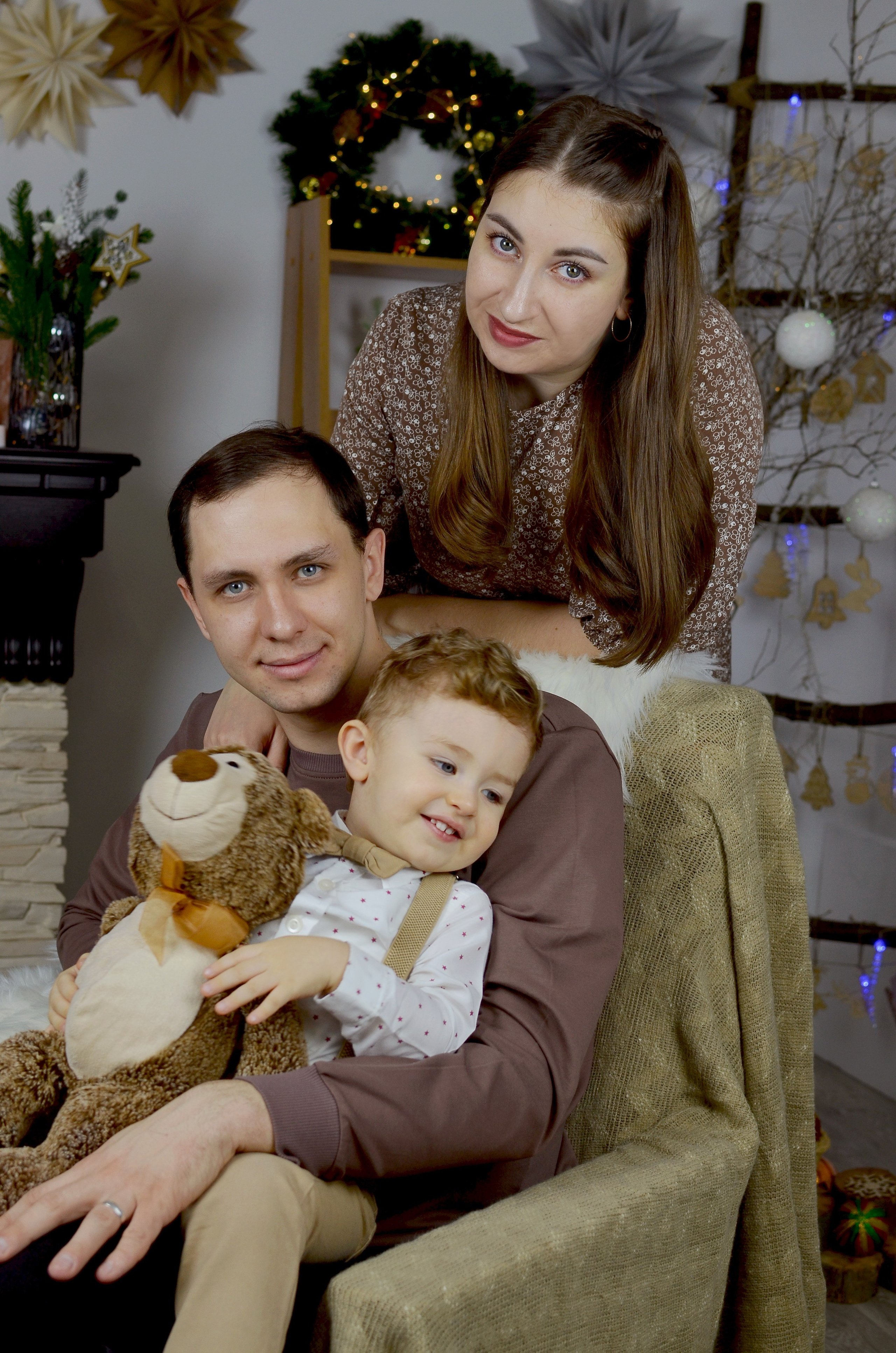 Озорная Новогодняя фотосессия. Семейный и детский фотограф в городе Грязи Олеся Огурцова