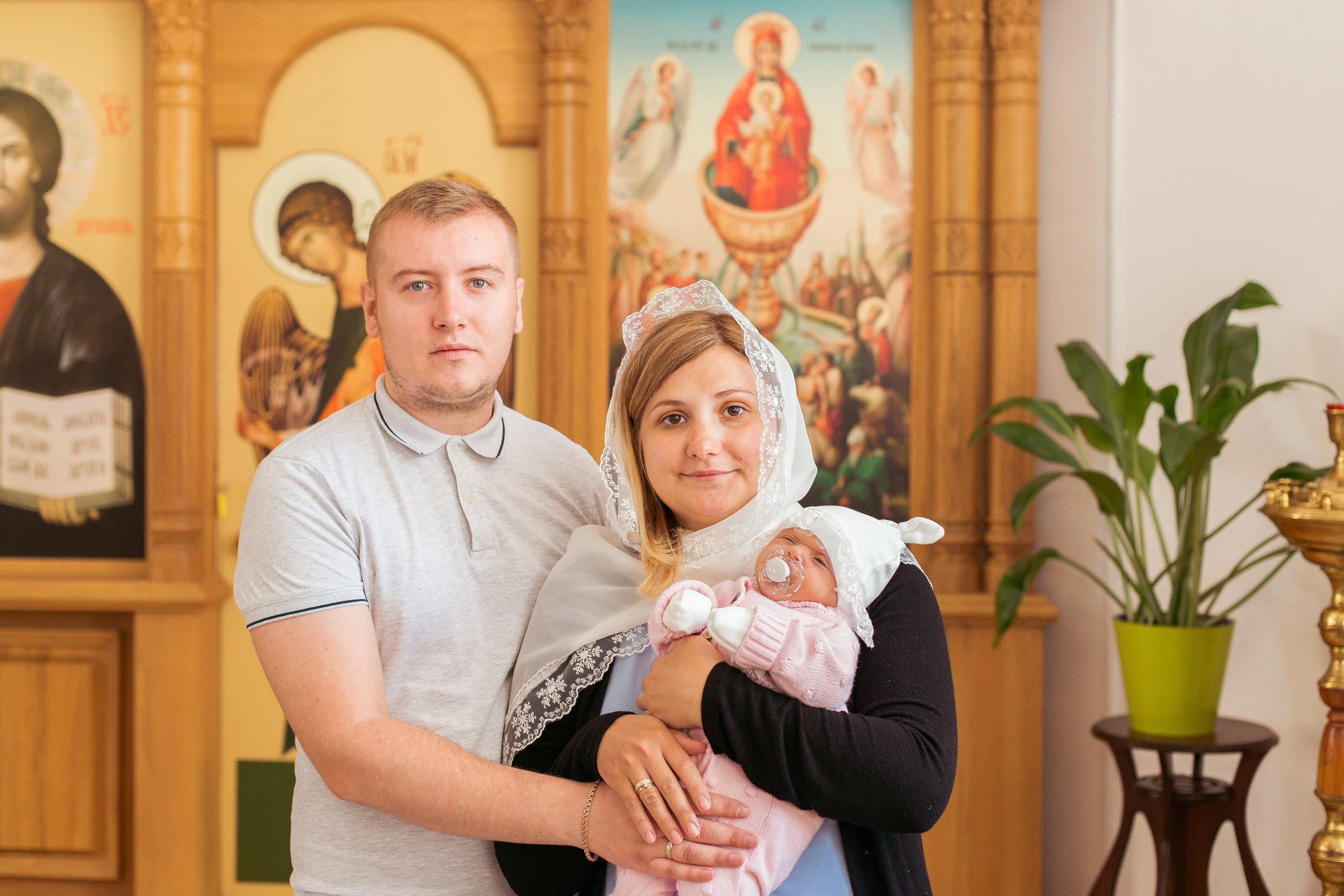 Крещение Ульяны. Успенская церковь. Фотограф новорожденных и детский в Сергиевом Посаде Кругликова Юлия