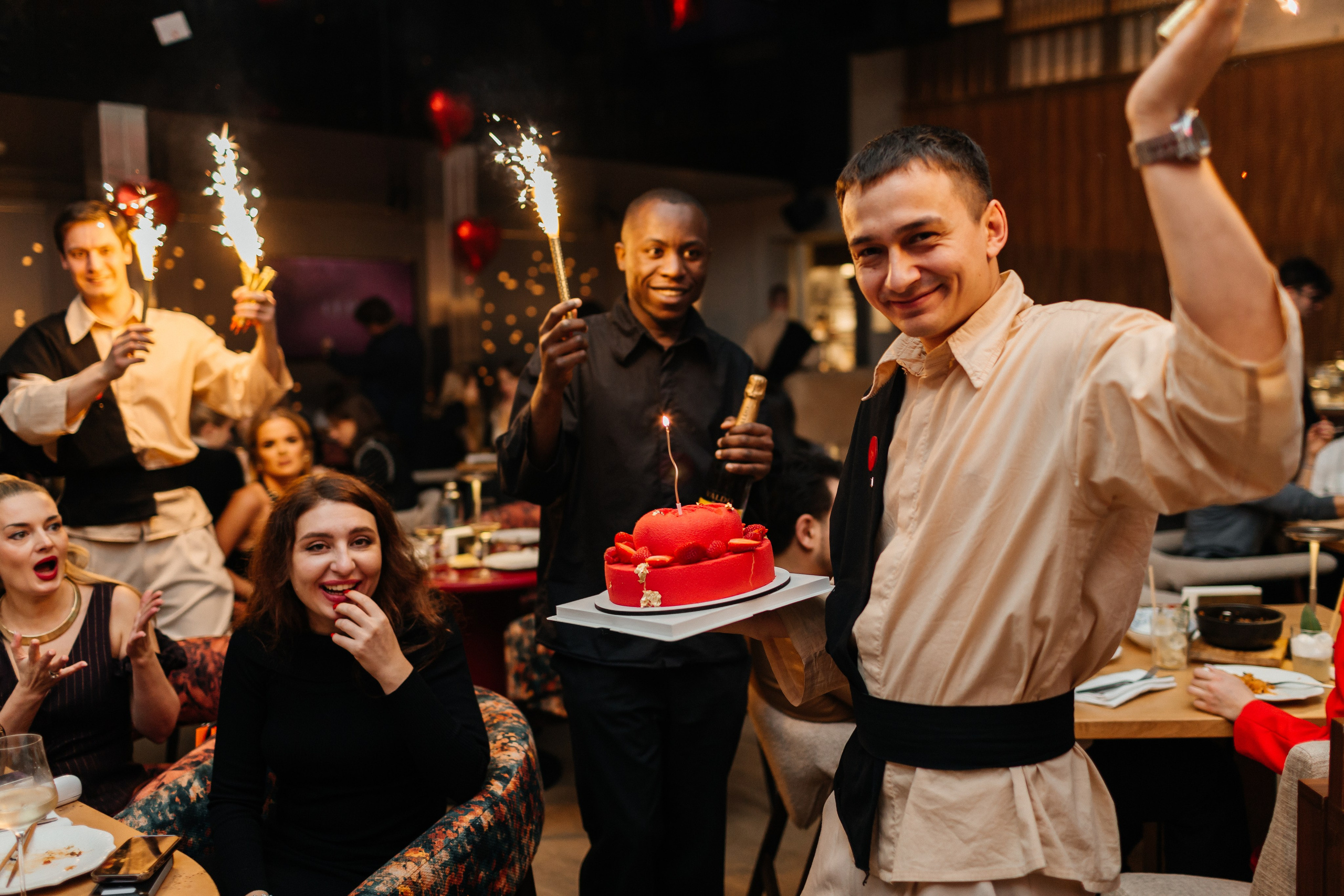 Вечеринка в ресторане. Коммерческий фотограф в Москве, Наталия Горячева
