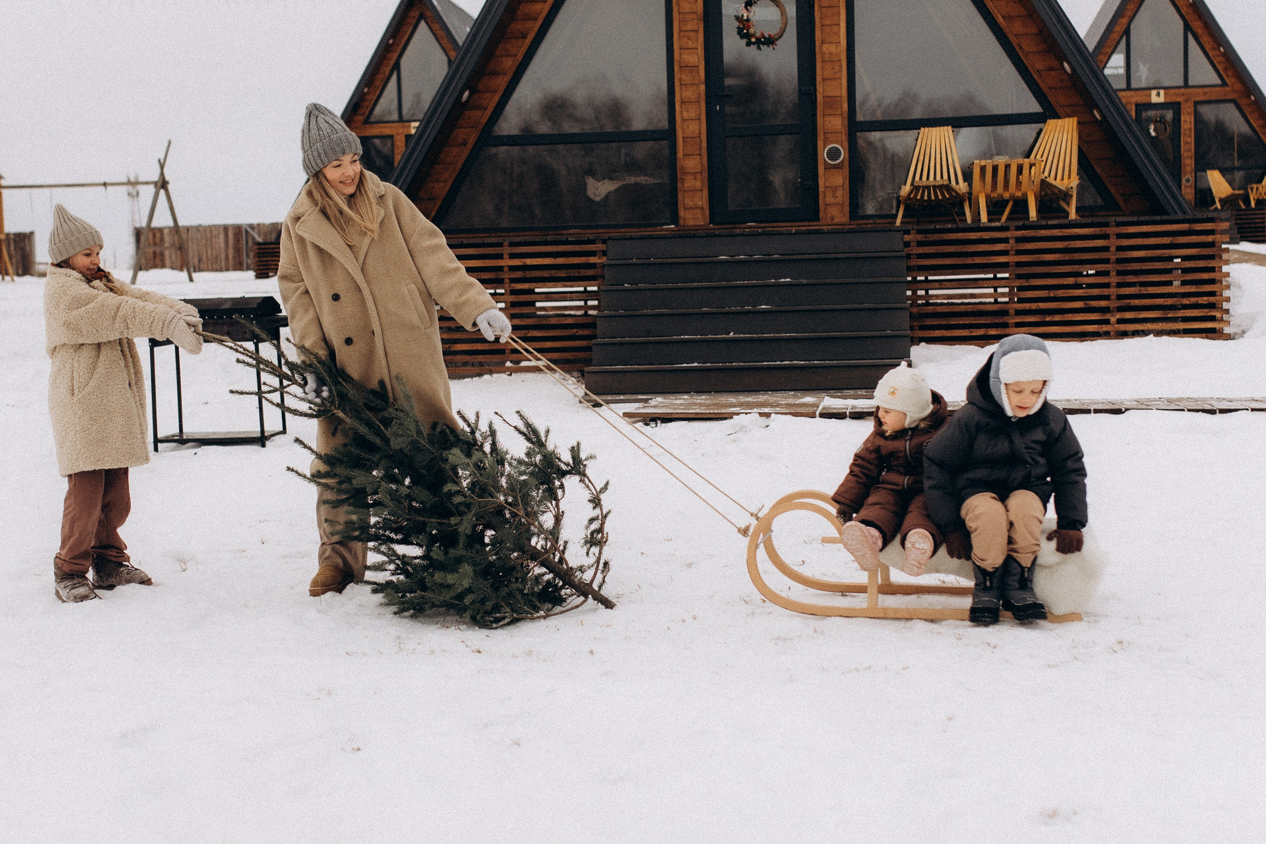 Предновогодняя история в домике. Семейный фотограф lifestyle в Новосибирске Елена Шпилевая