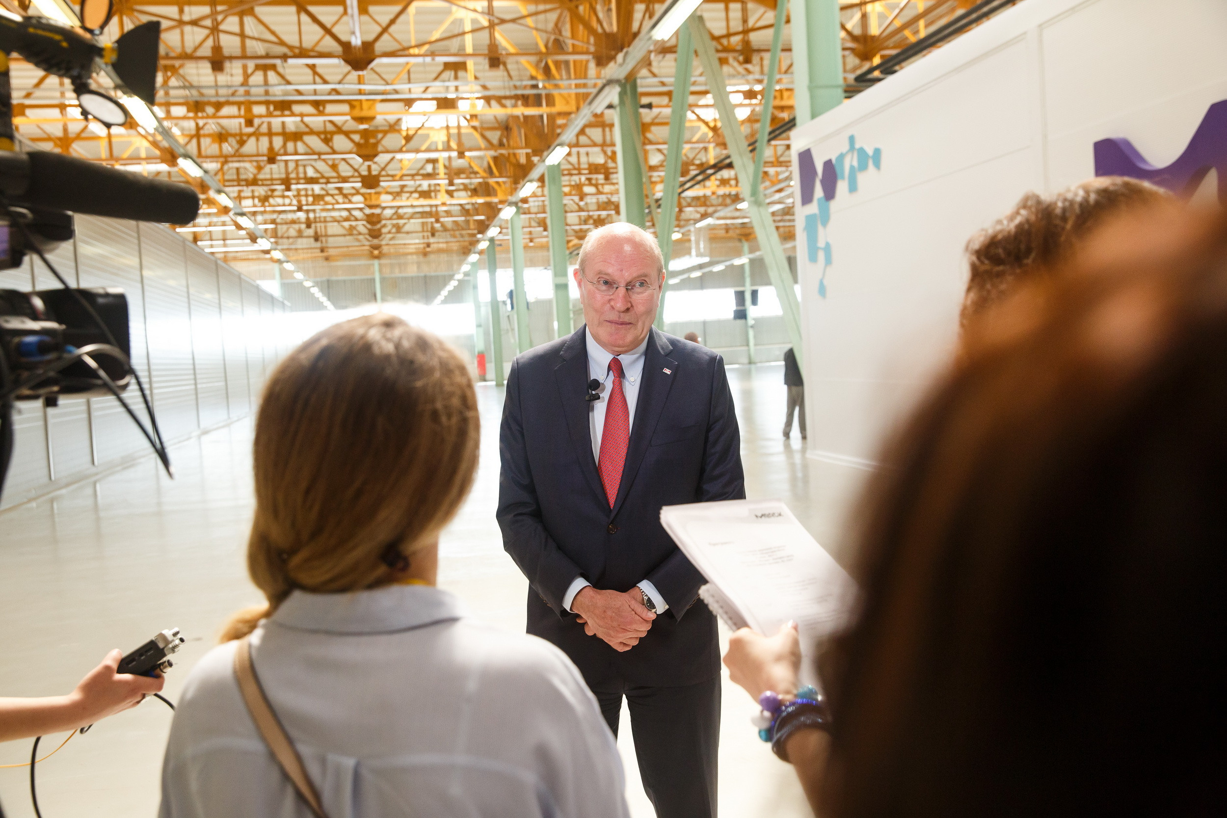 Открытие лаборатории MERCK в Технополисе. Фотограф Иван Недорез