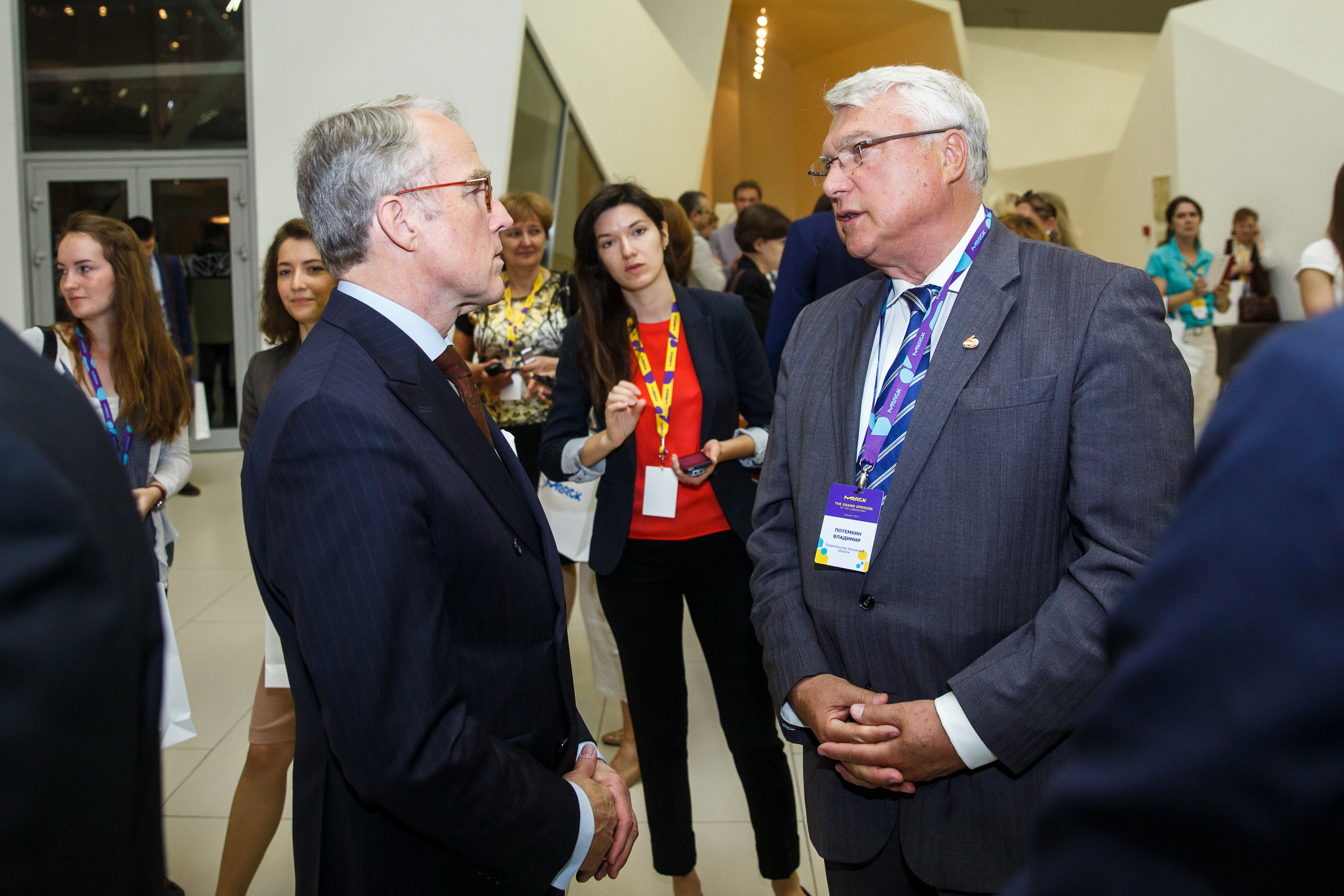 Открытие лаборатории MERCK в Технополисе. Фотограф Иван Недорез