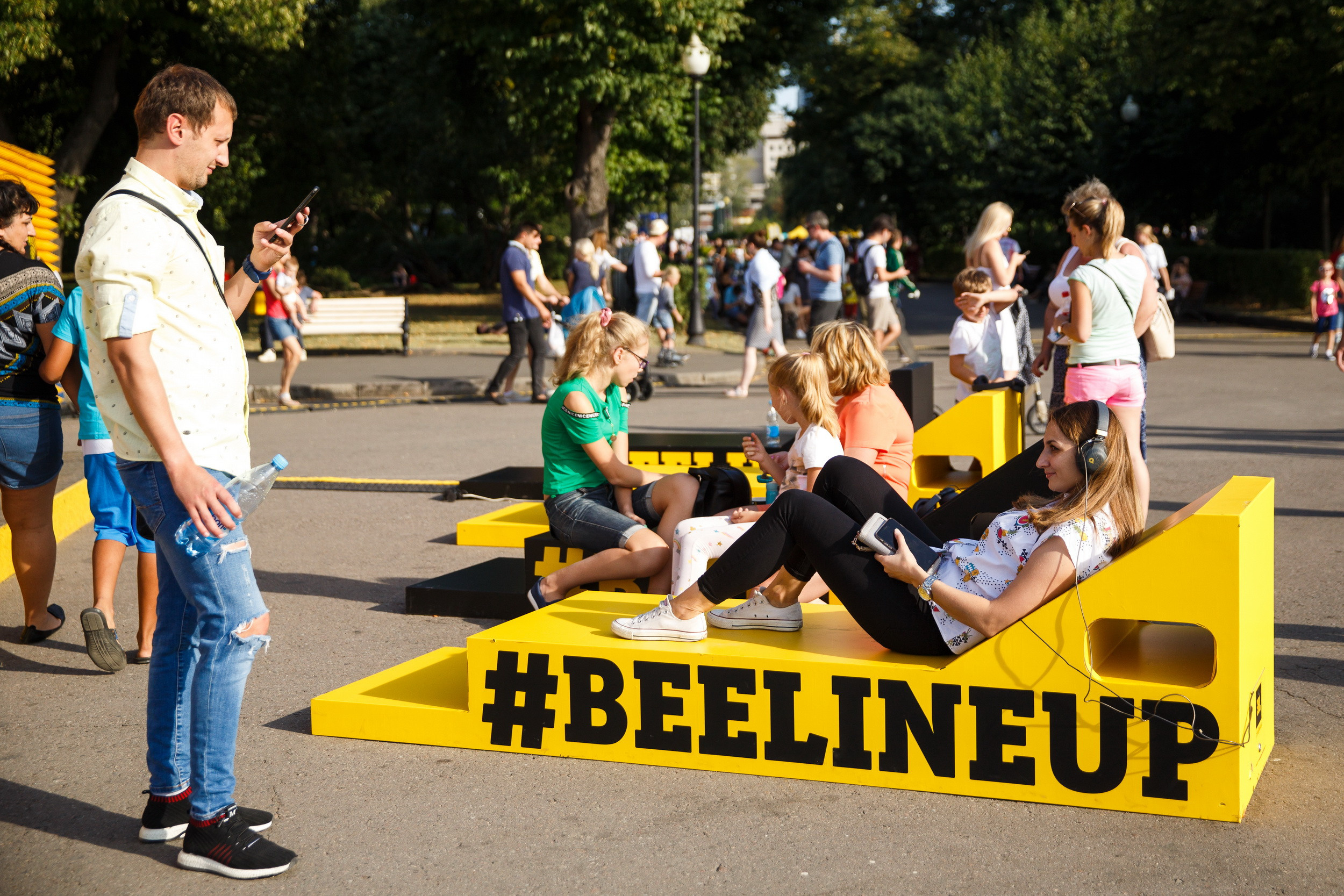 Beeline в Парке Горького. Фотограф Иван Недорез