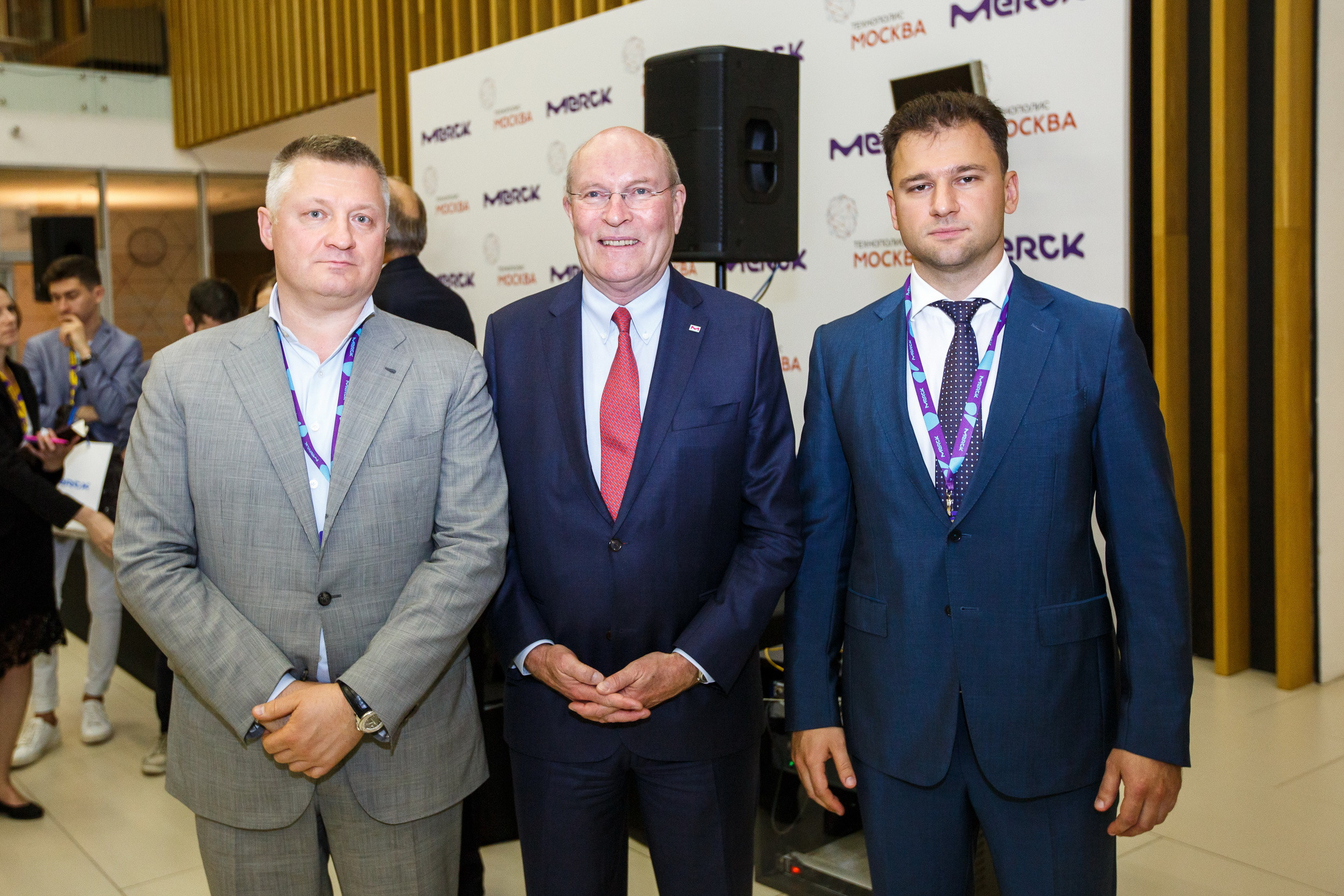 Открытие лаборатории MERCK в Технополисе. Фотограф Иван Недорез