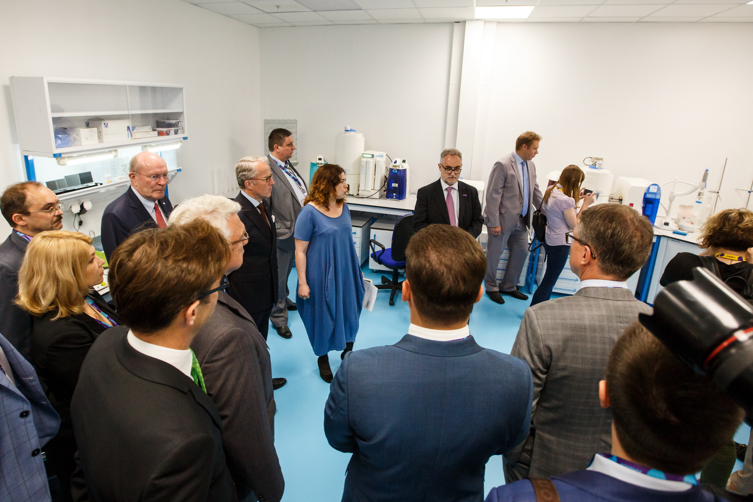 Открытие лаборатории MERCK в Технополисе. Фотограф Иван Недорез