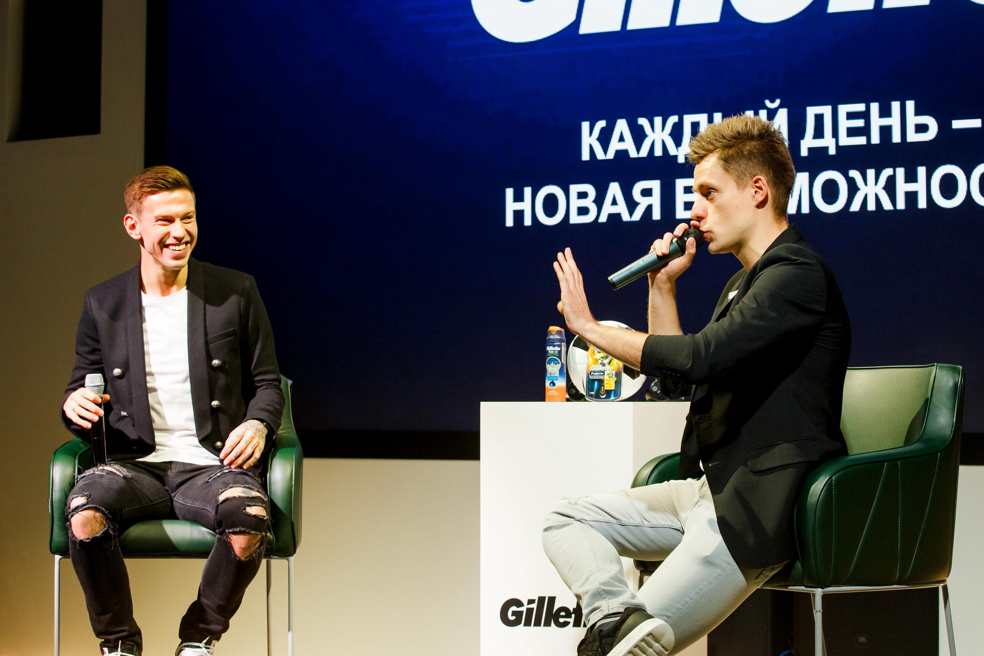 Федор Смолов лицо Gilette Россия. Фотограф Иван Недорез