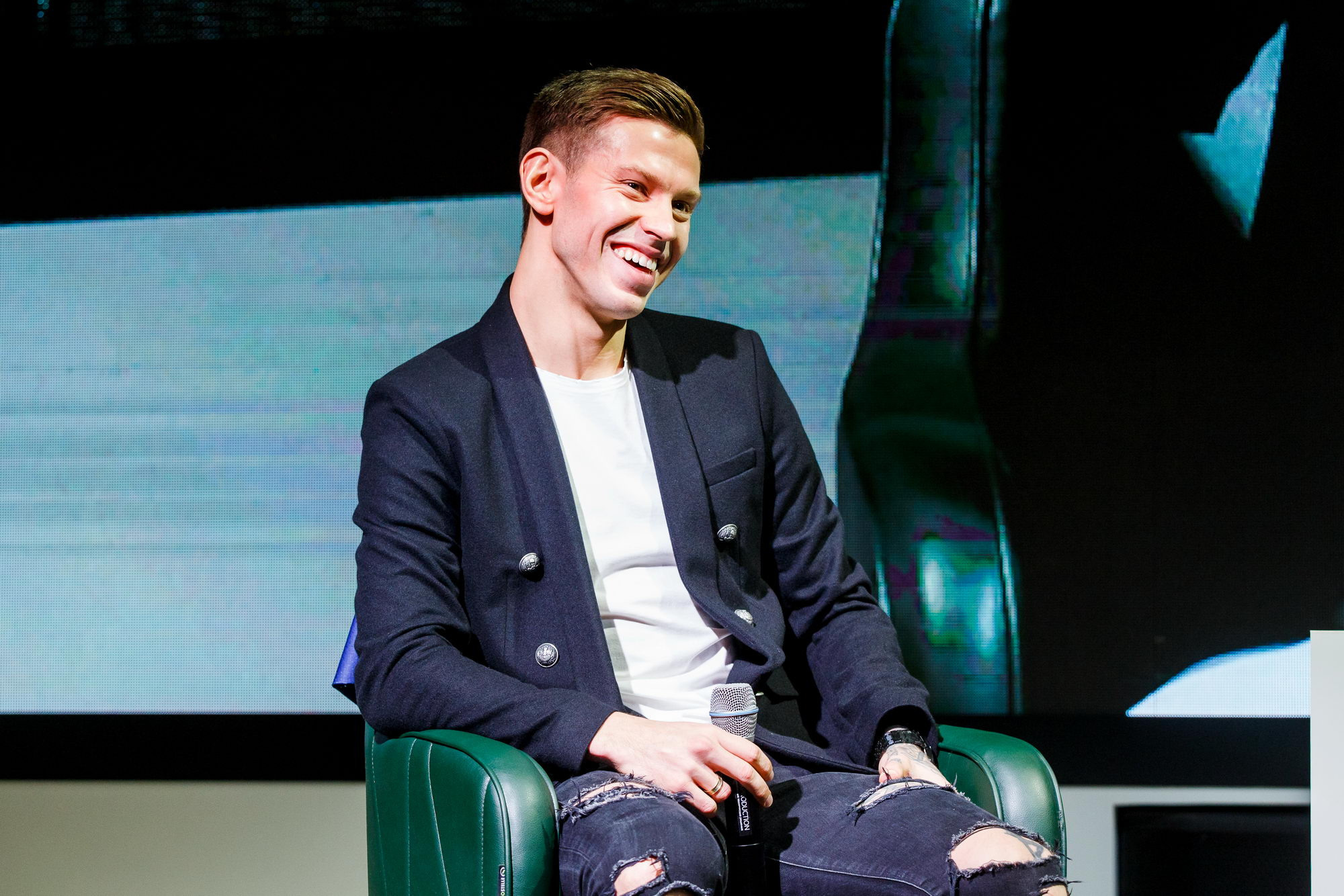 Федор Смолов лицо Gilette Россия. Фотограф Иван Недорез