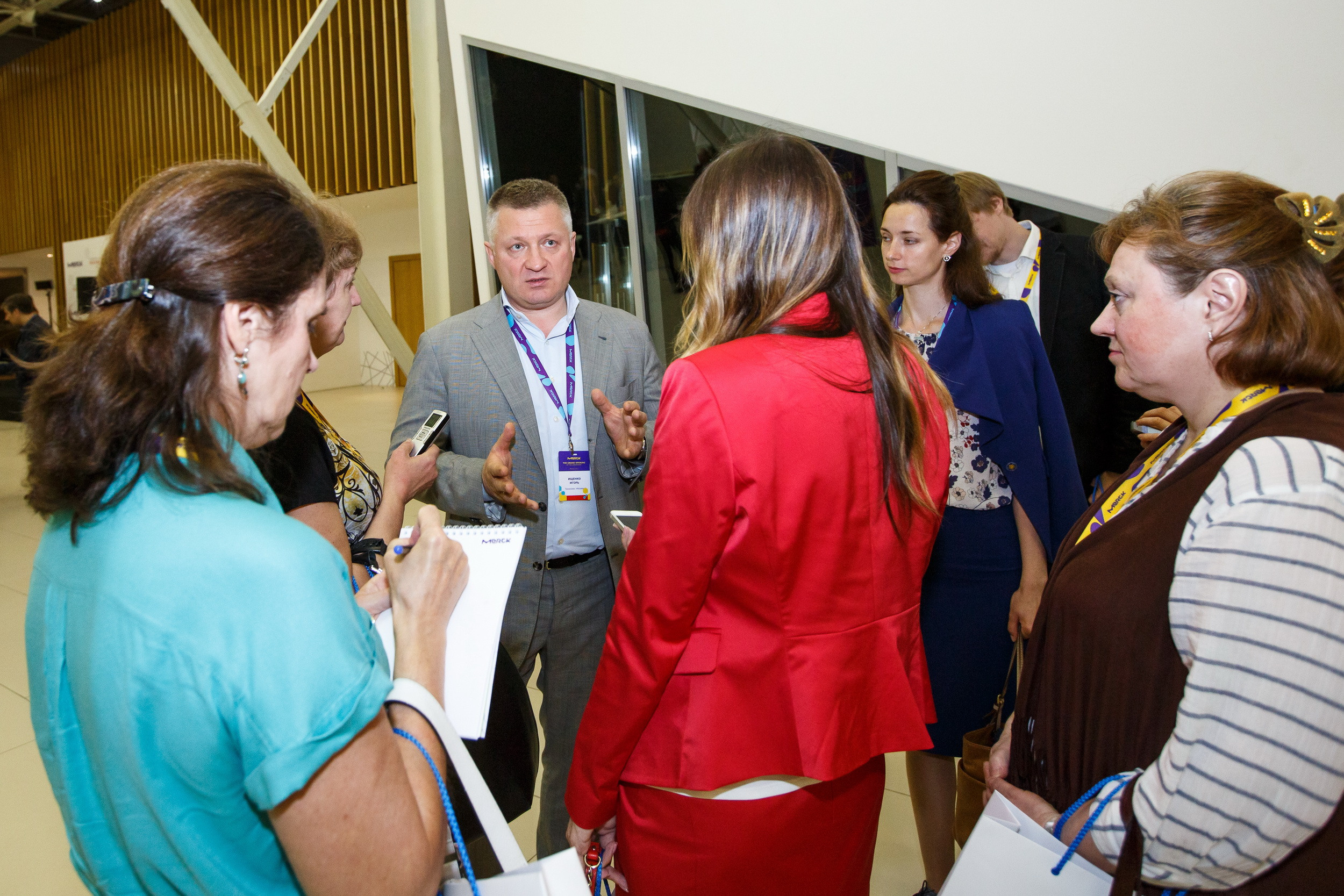 Открытие лаборатории MERCK в Технополисе. Фотограф Иван Недорез