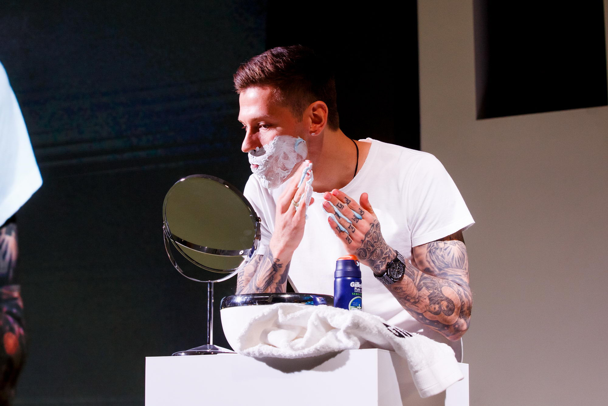 Федор Смолов лицо Gilette Россия. Фотограф Иван Недорез