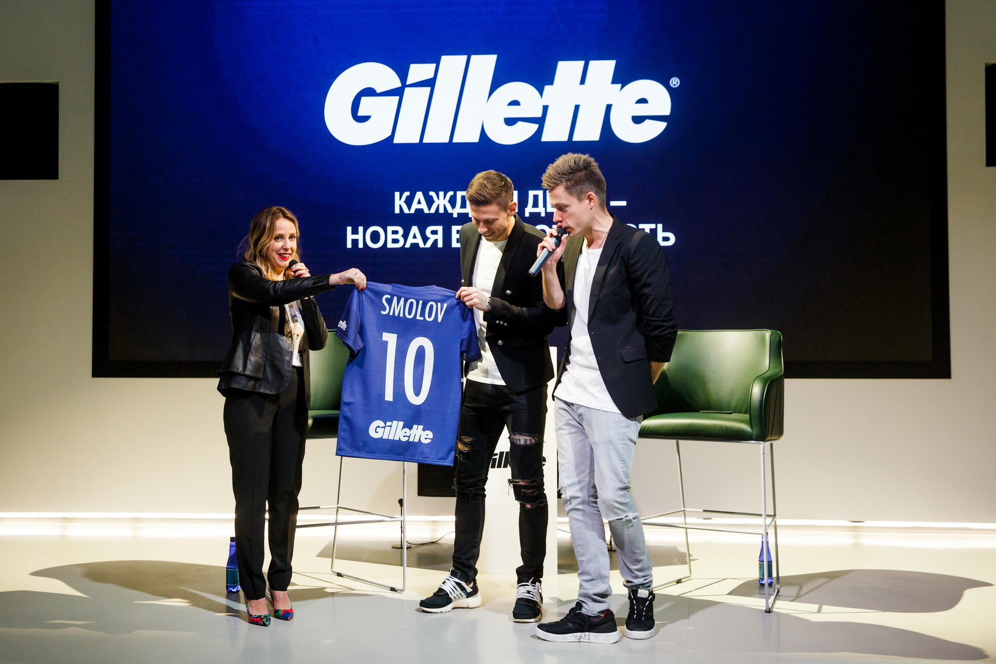 Федор Смолов лицо Gilette Россия. Фотограф Иван Недорез