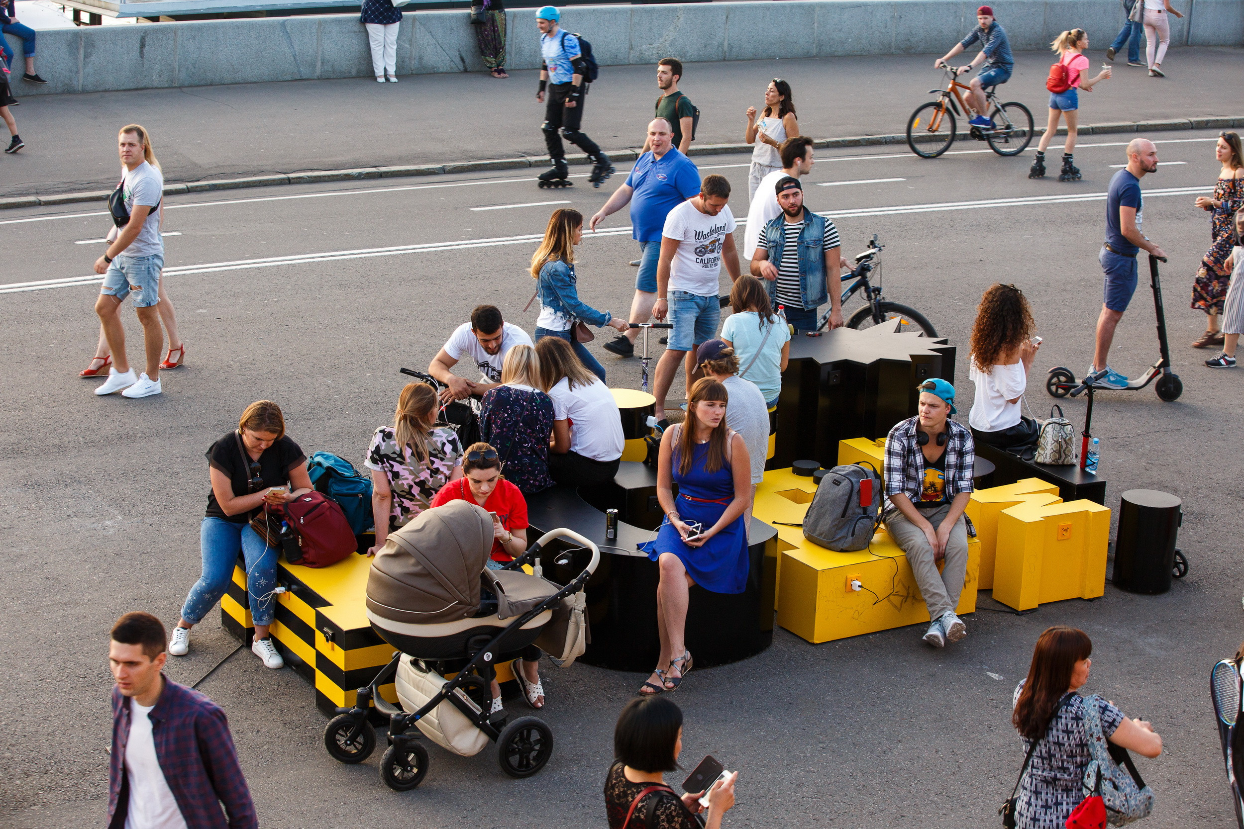 Beeline в Парке Горького. Фотограф Иван Недорез