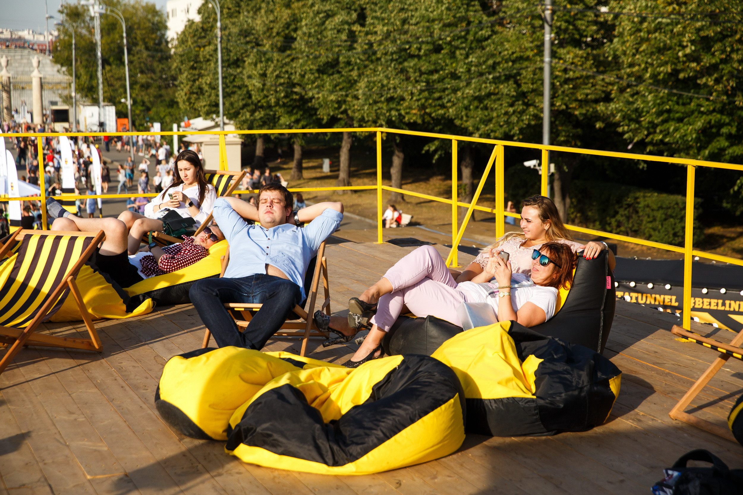 Beeline в Парке Горького. Фотограф Иван Недорез