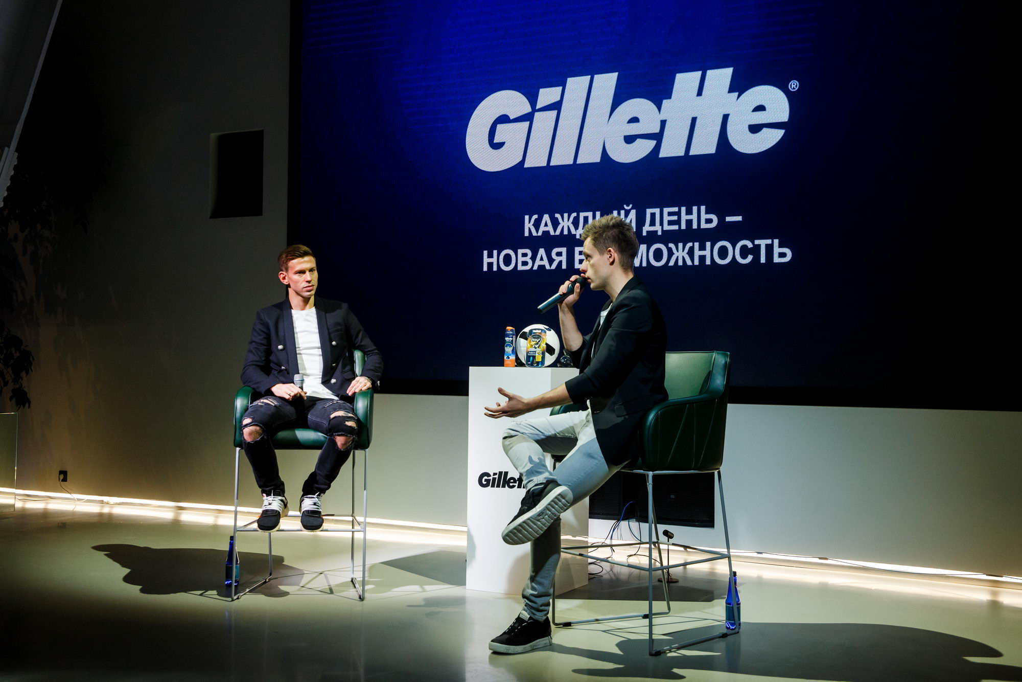 Федор Смолов лицо Gilette Россия. Фотограф Иван Недорез