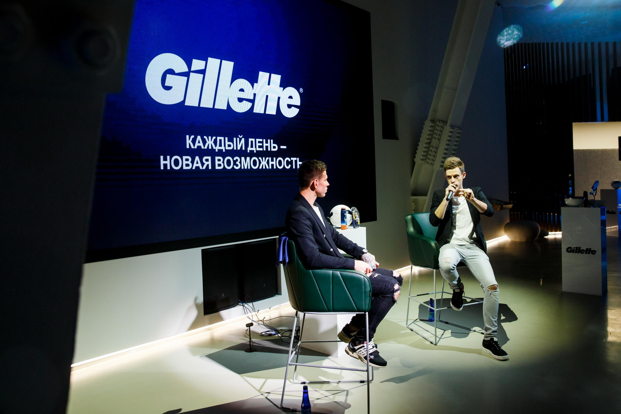 Федор Смолов лицо Gilette Россия. Фотограф Иван Недорез