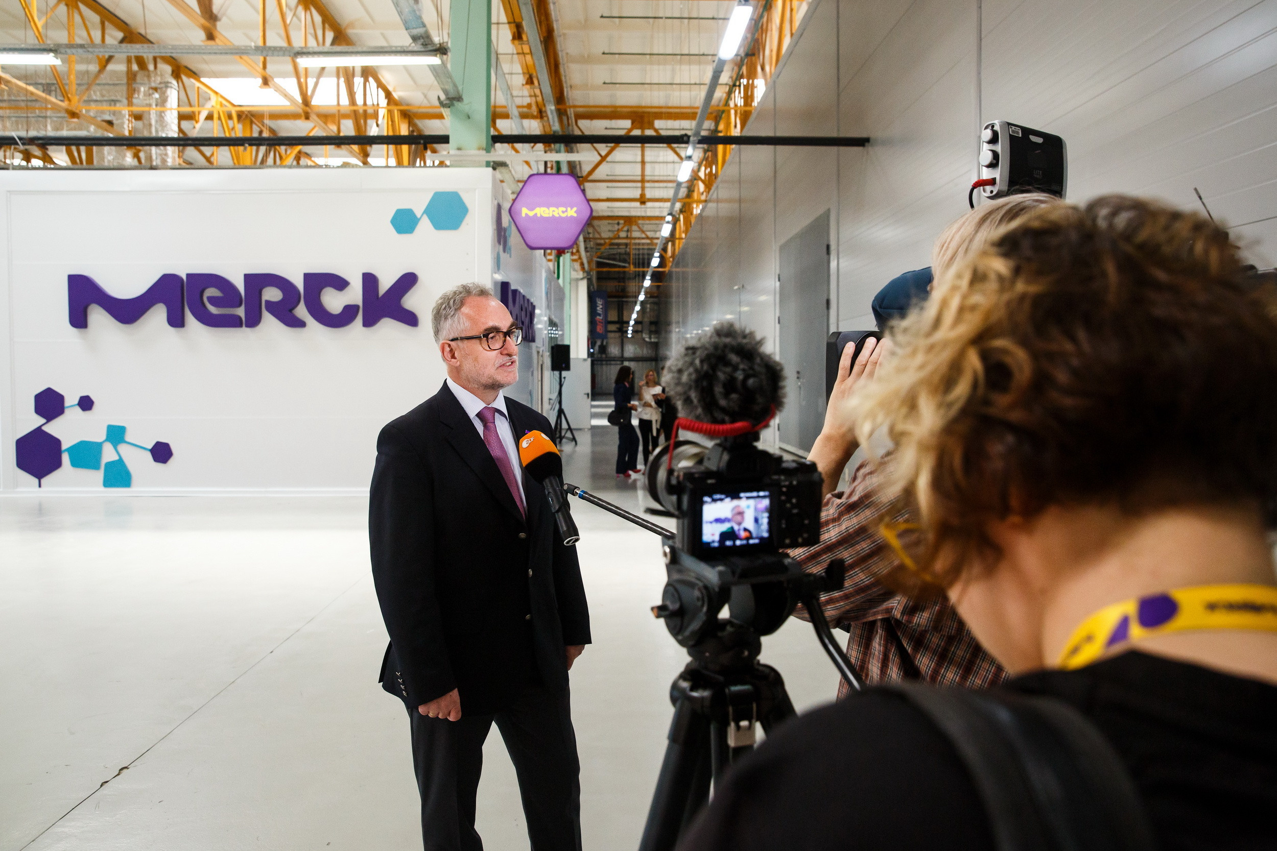 Открытие лаборатории MERCK в Технополисе. Фотограф Иван Недорез