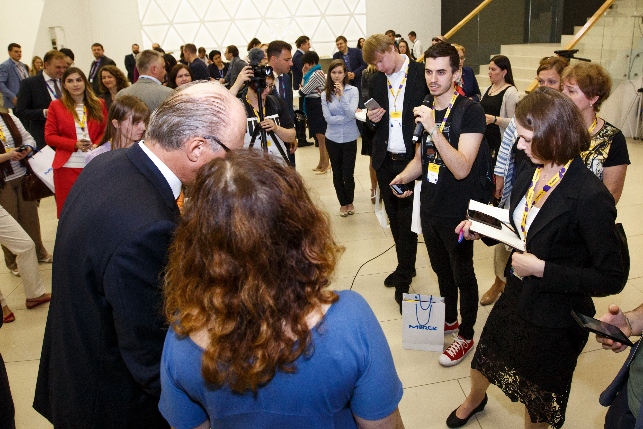 Открытие лаборатории MERCK в Технополисе. Фотограф Иван Недорез