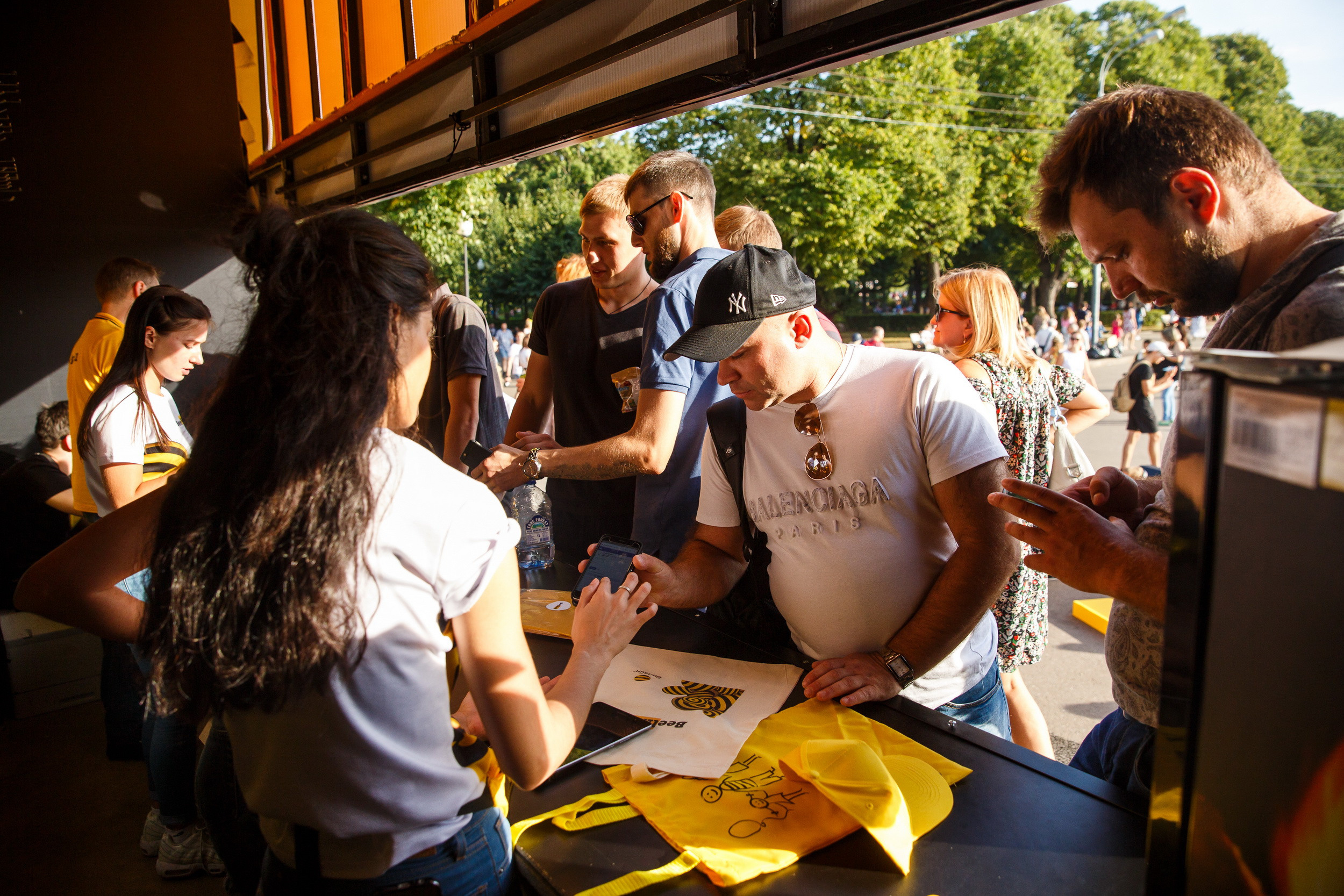 Beeline в Парке Горького. Фотограф Иван Недорез