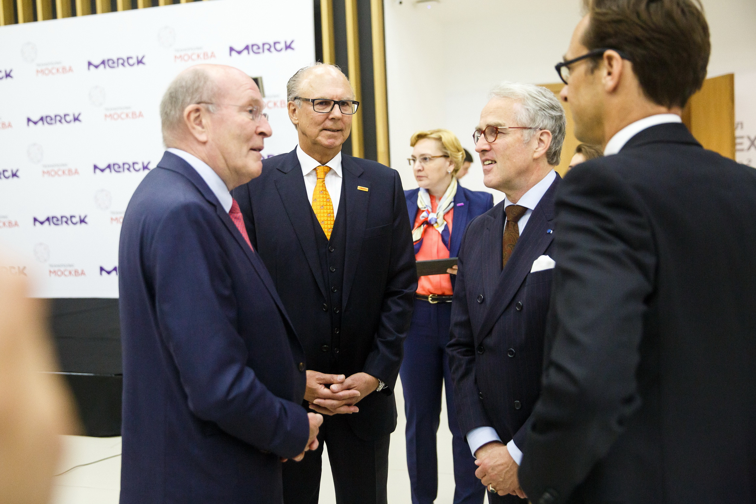 Открытие лаборатории MERCK в Технополисе. Фотограф Иван Недорез