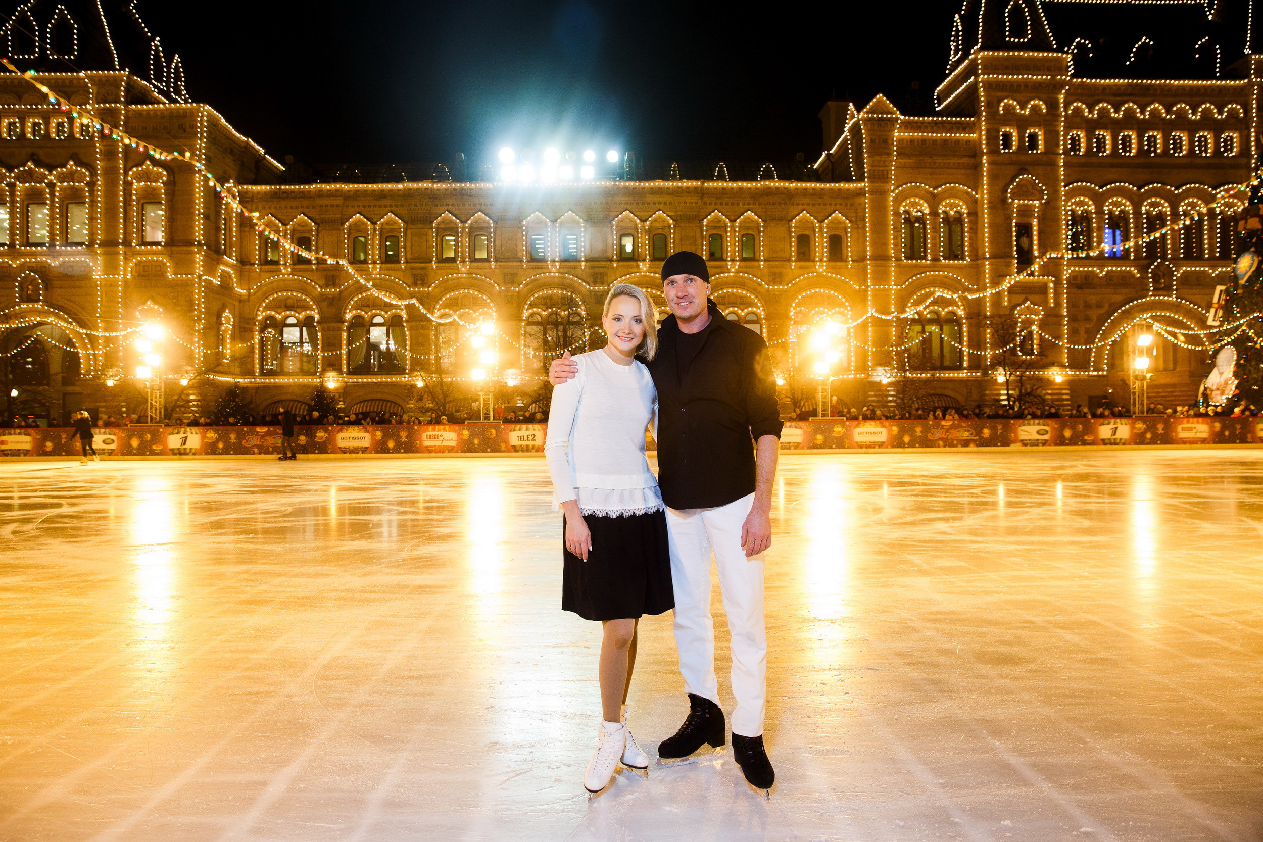 MasterCard Бесценные города на катке ГУМ. Фотограф Иван Недорез