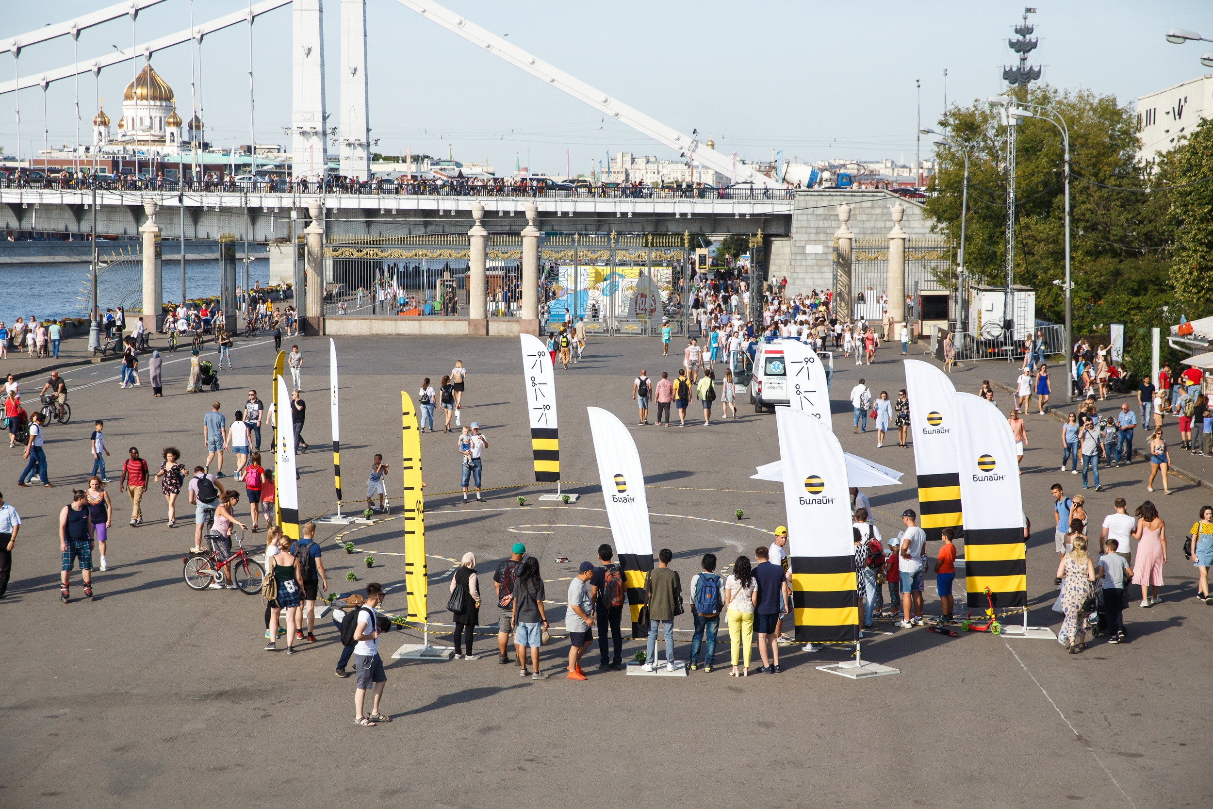 Beeline в Парке Горького. Фотограф Иван Недорез