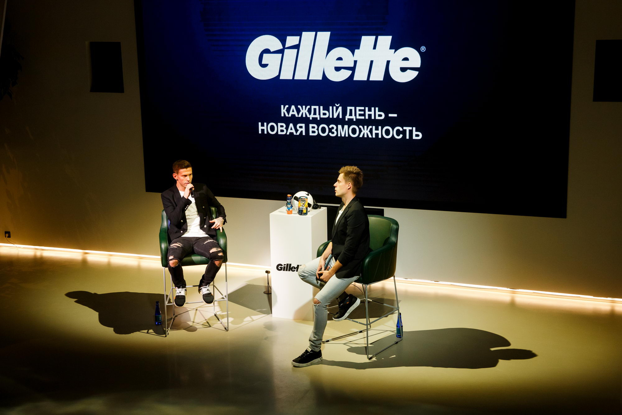 Федор Смолов лицо Gilette Россия. Фотограф Иван Недорез