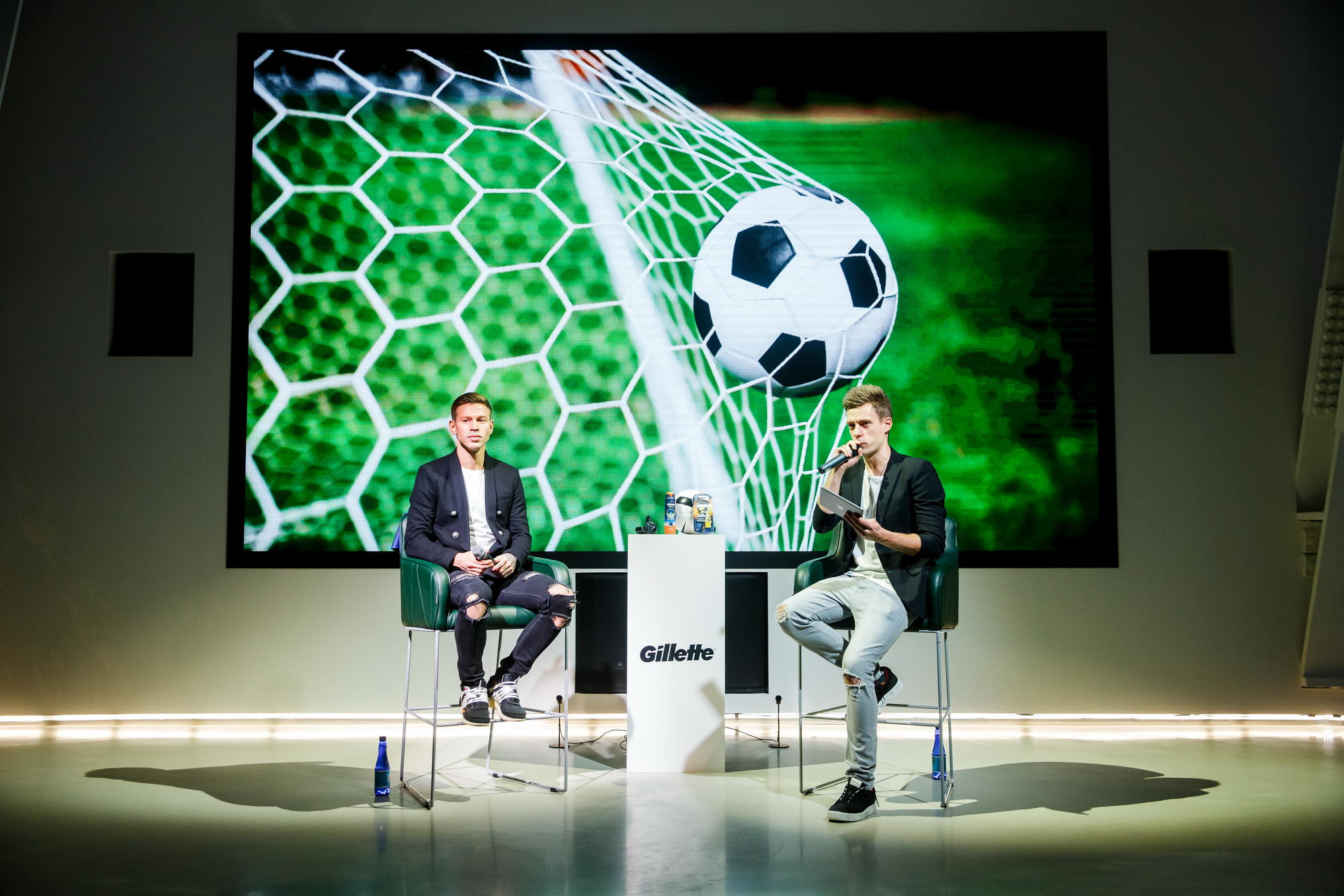 Федор Смолов лицо Gilette Россия. Фотограф Иван Недорез