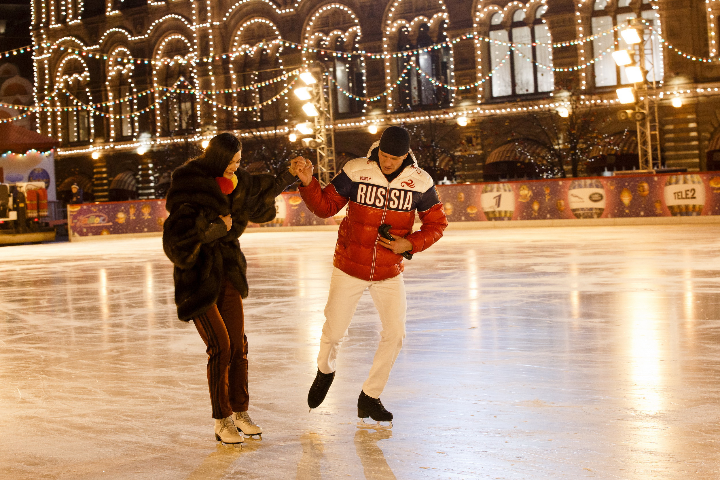 MasterCard Бесценные города на катке ГУМ. Фотограф Иван Недорез