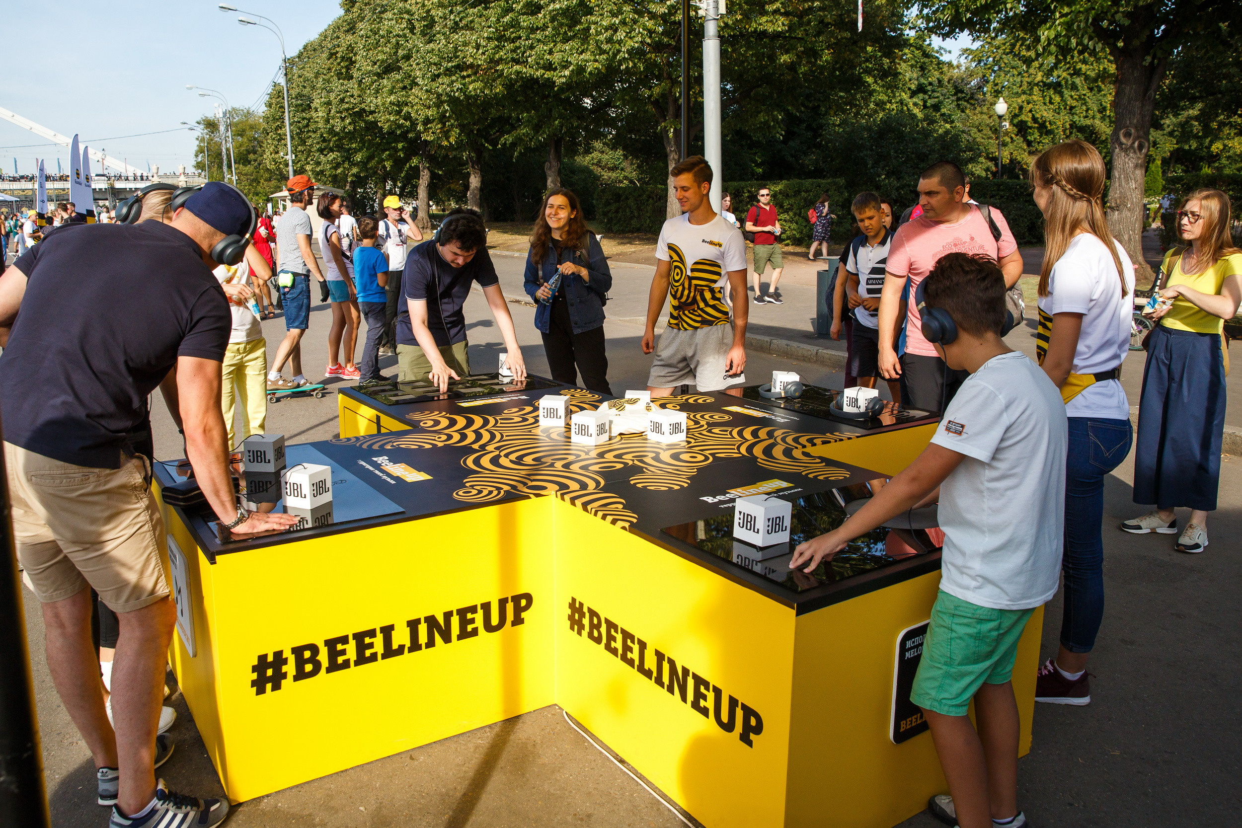 Beeline в Парке Горького. Фотограф Иван Недорез