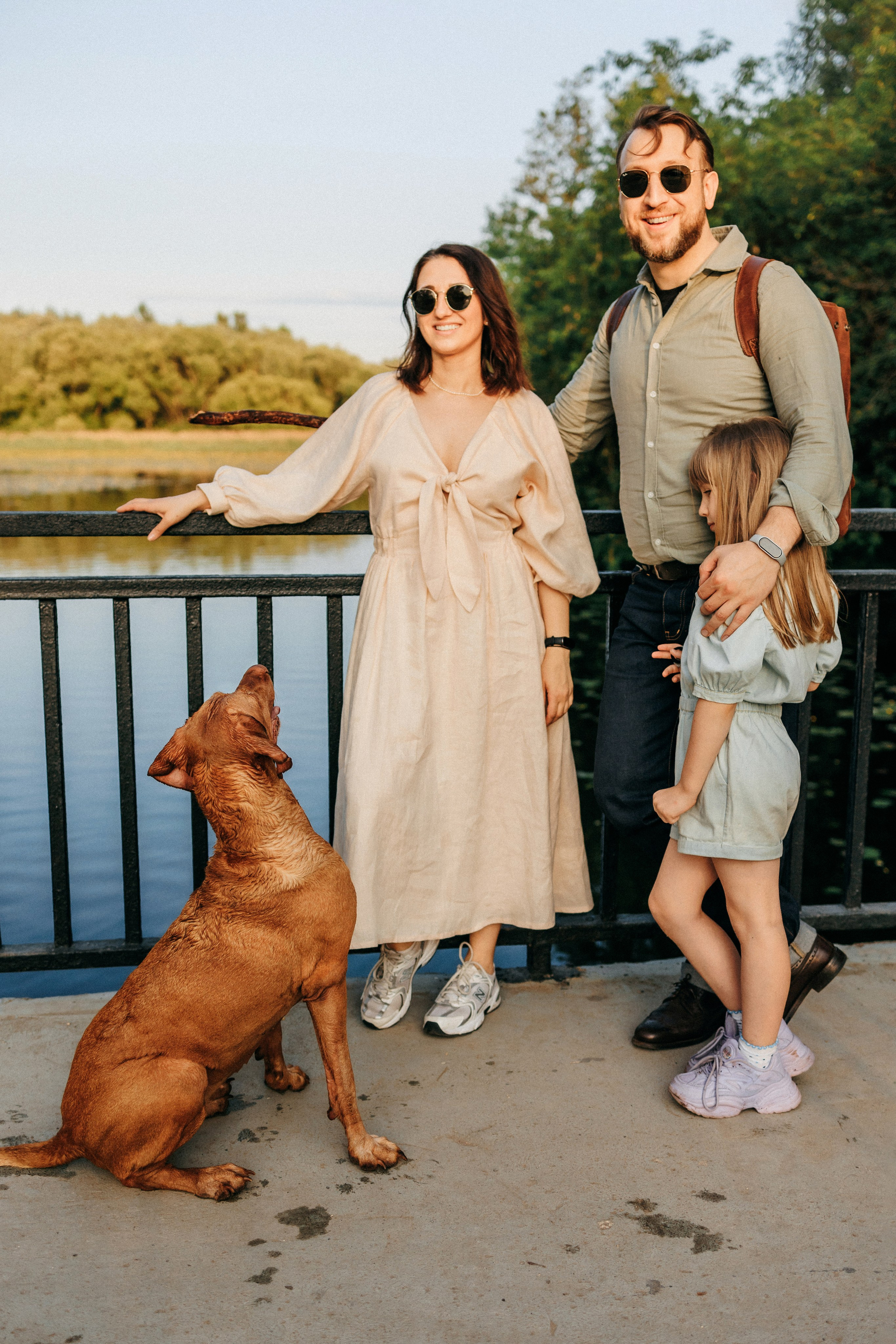 Марина, Глеб, Мая и Чили. Фотограф-анималист Елена Радченко, Москва