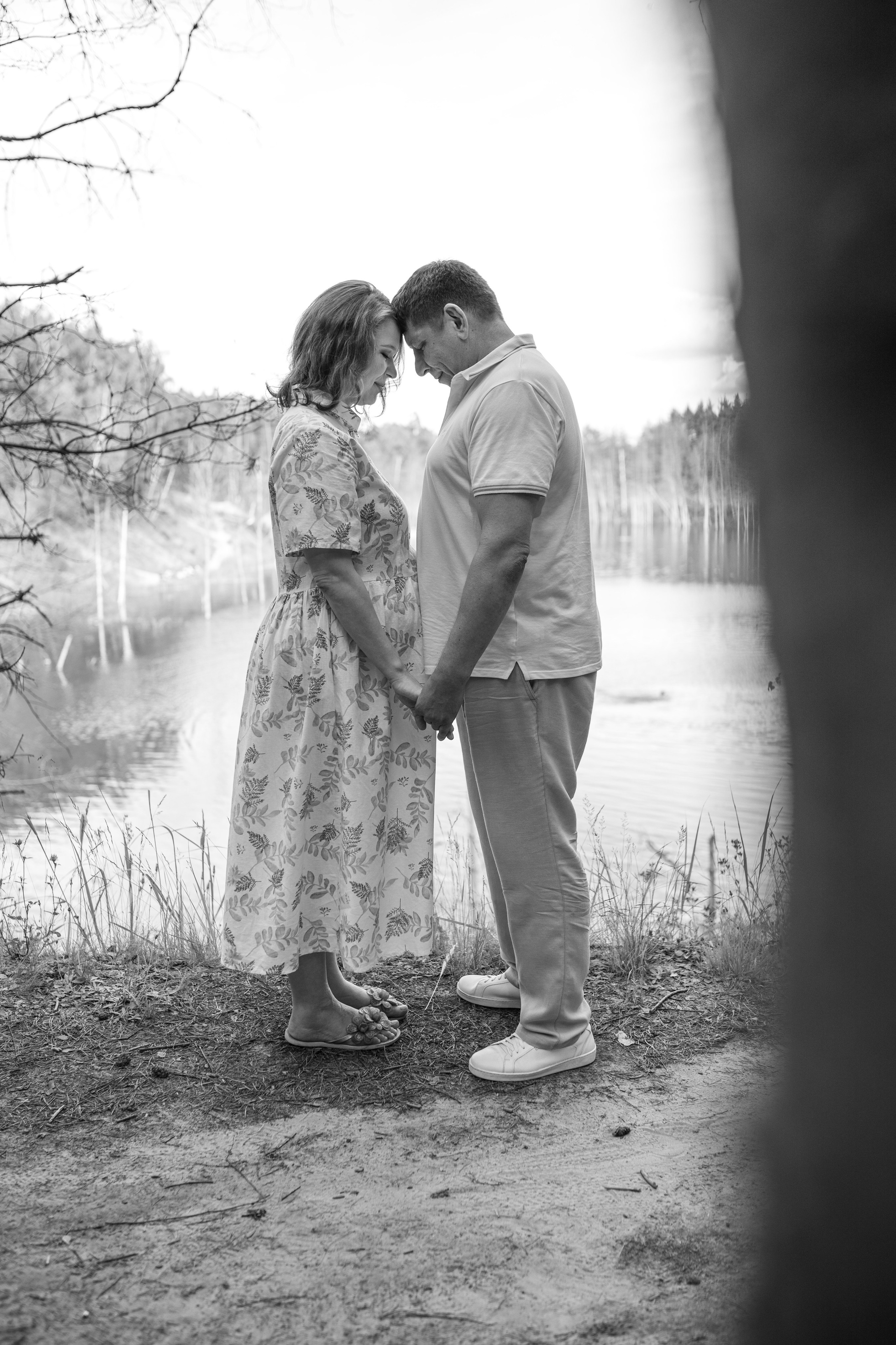 Фотосессия беременности на карьере. Фотограф в Железнодорожном и Балашихе