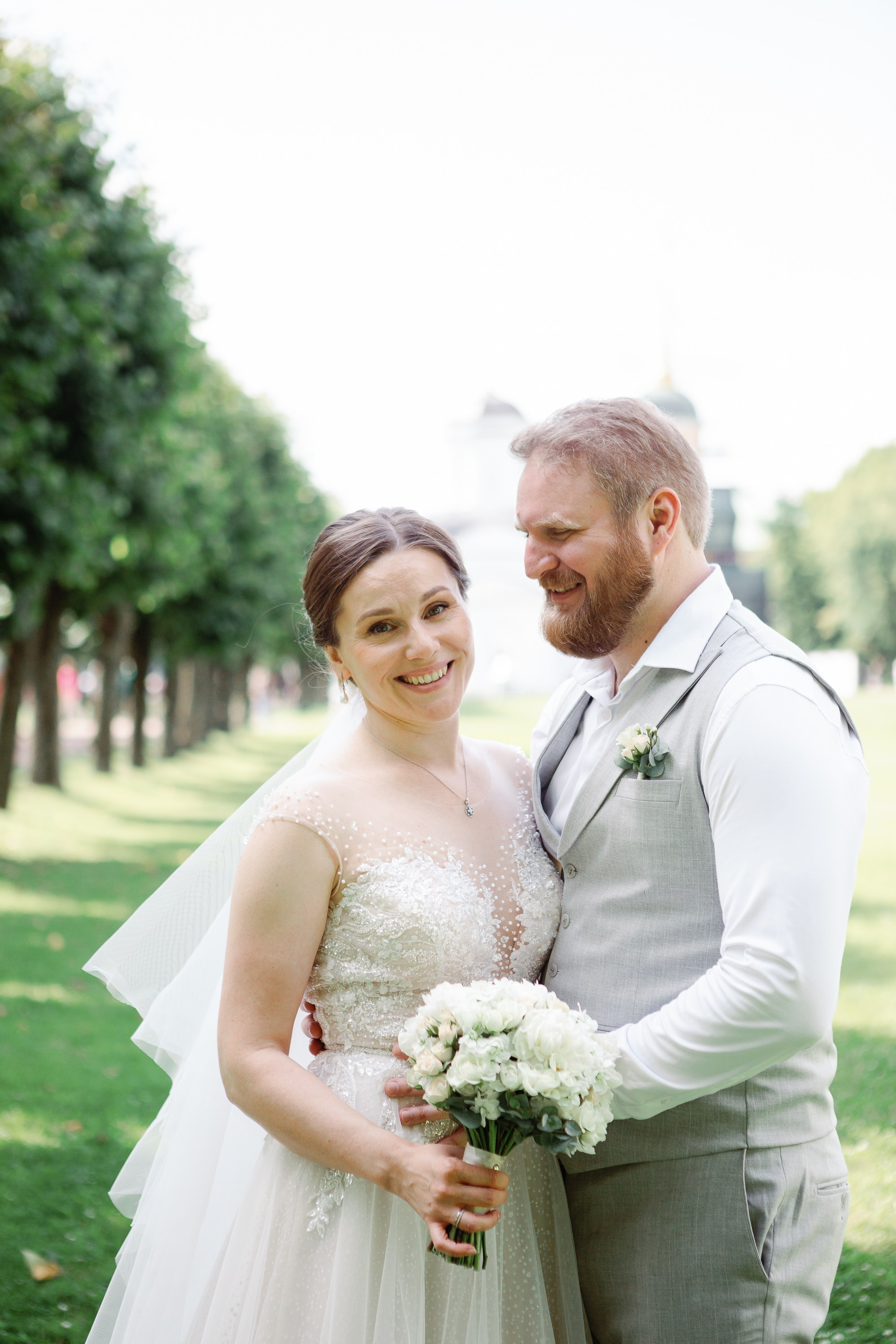 Свадебная фотосессия в Кусково.