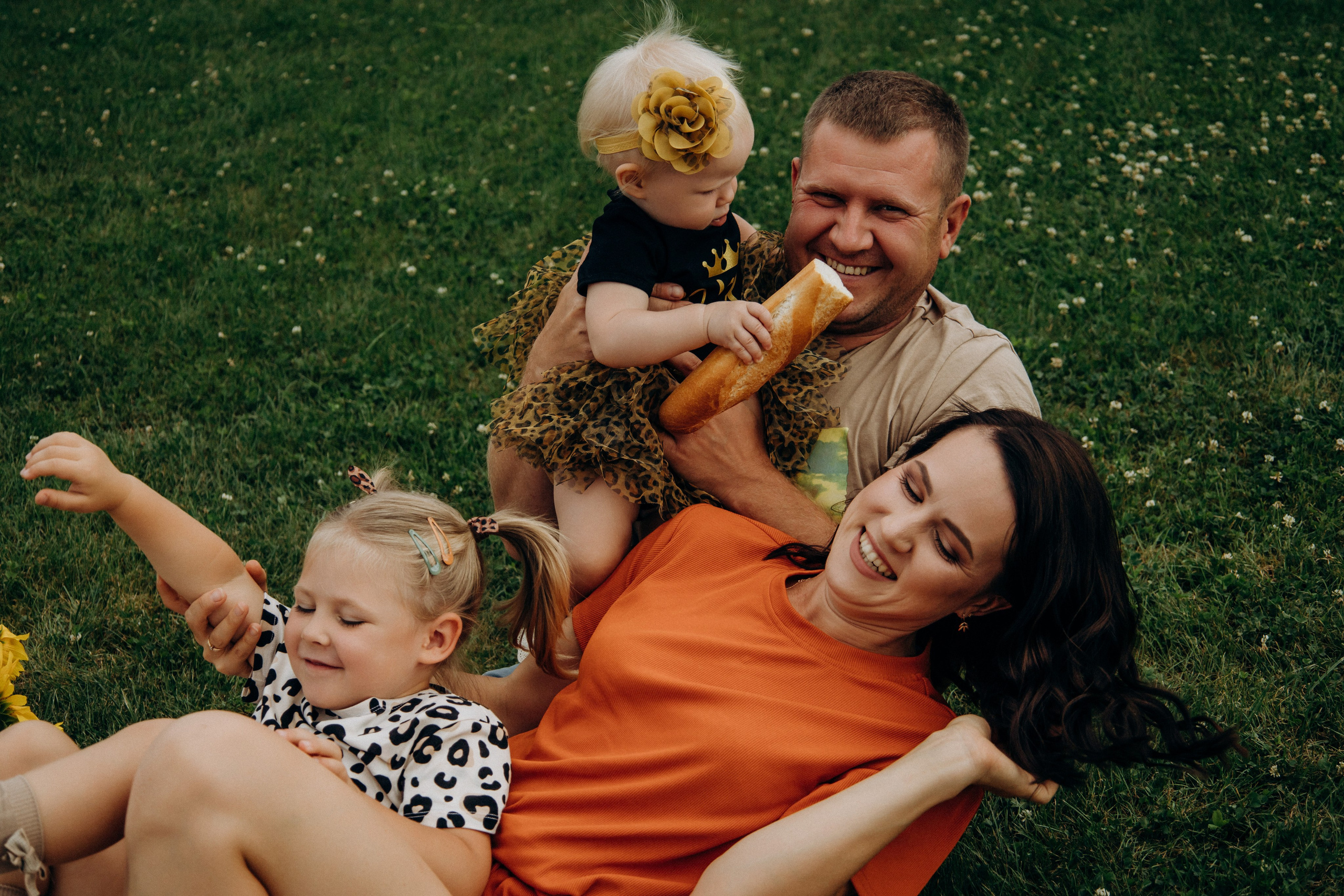 Хрустящие батоны и крошка Милана. Портретный и семейный фотограф в Воронеже Ксения Ремизова