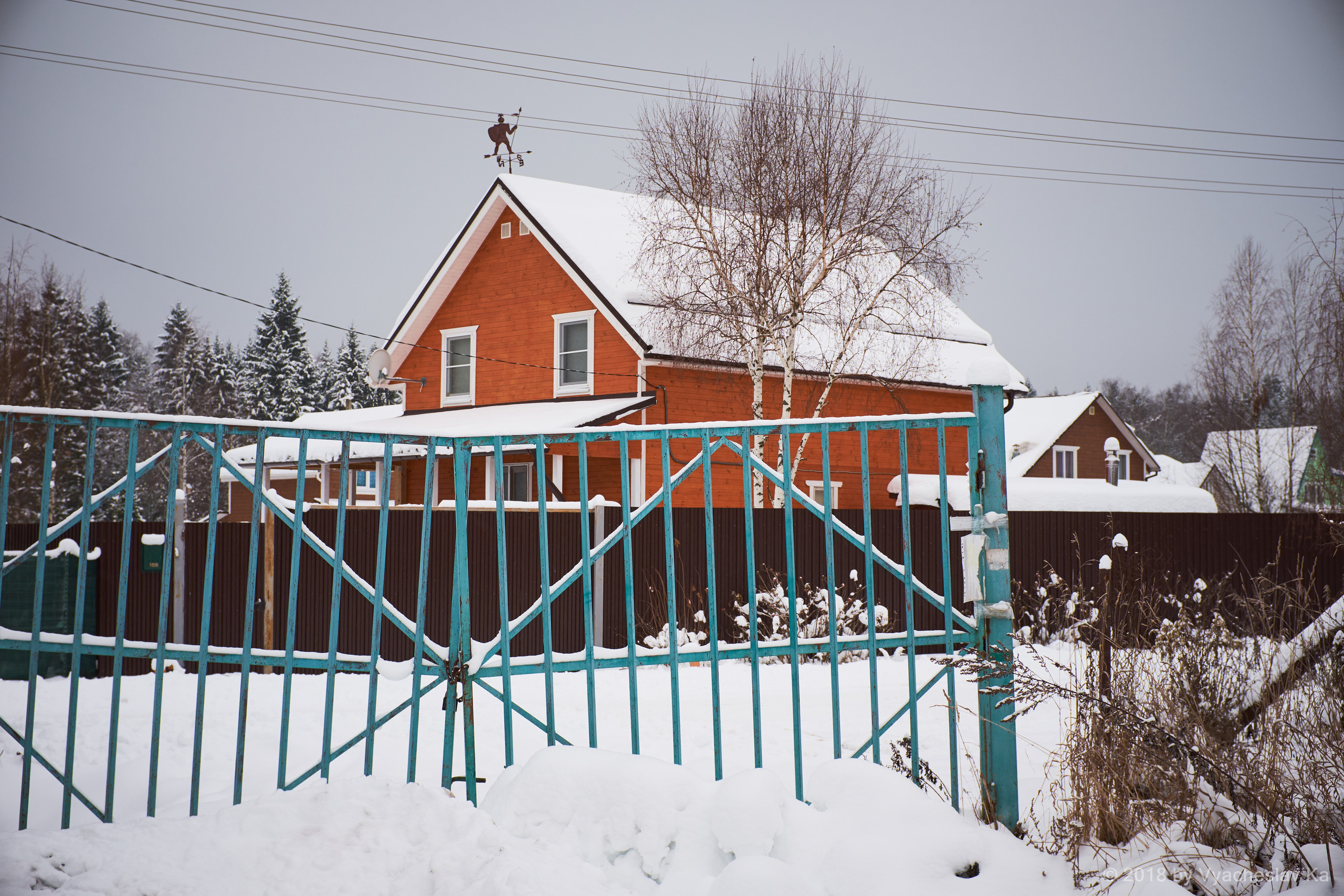 Зима в деревне