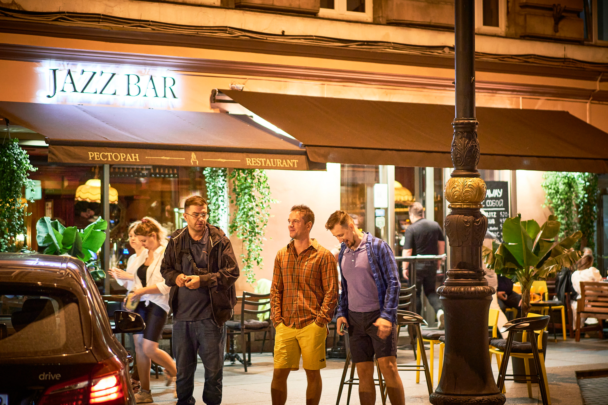 Улица Рубинштейна ночью