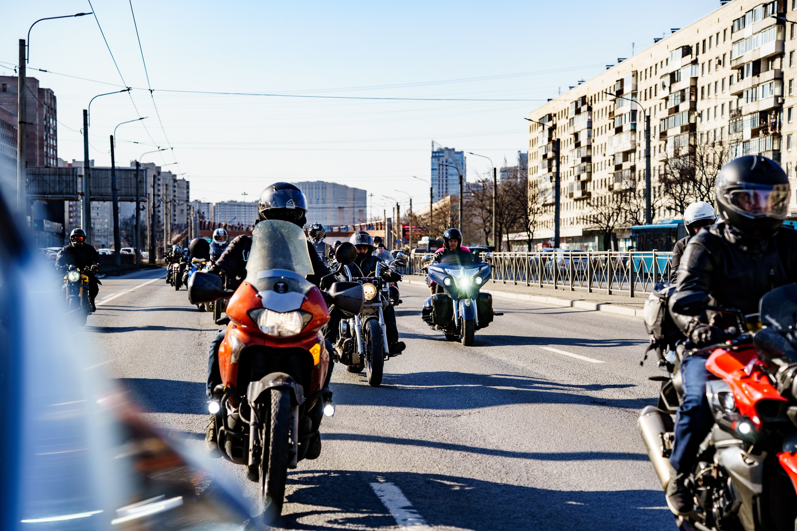 Прохват мотоклуба Norman Riders ч.1. Концертный и репортажный фотограф в Санкт-Петербурге Слава Пахомов