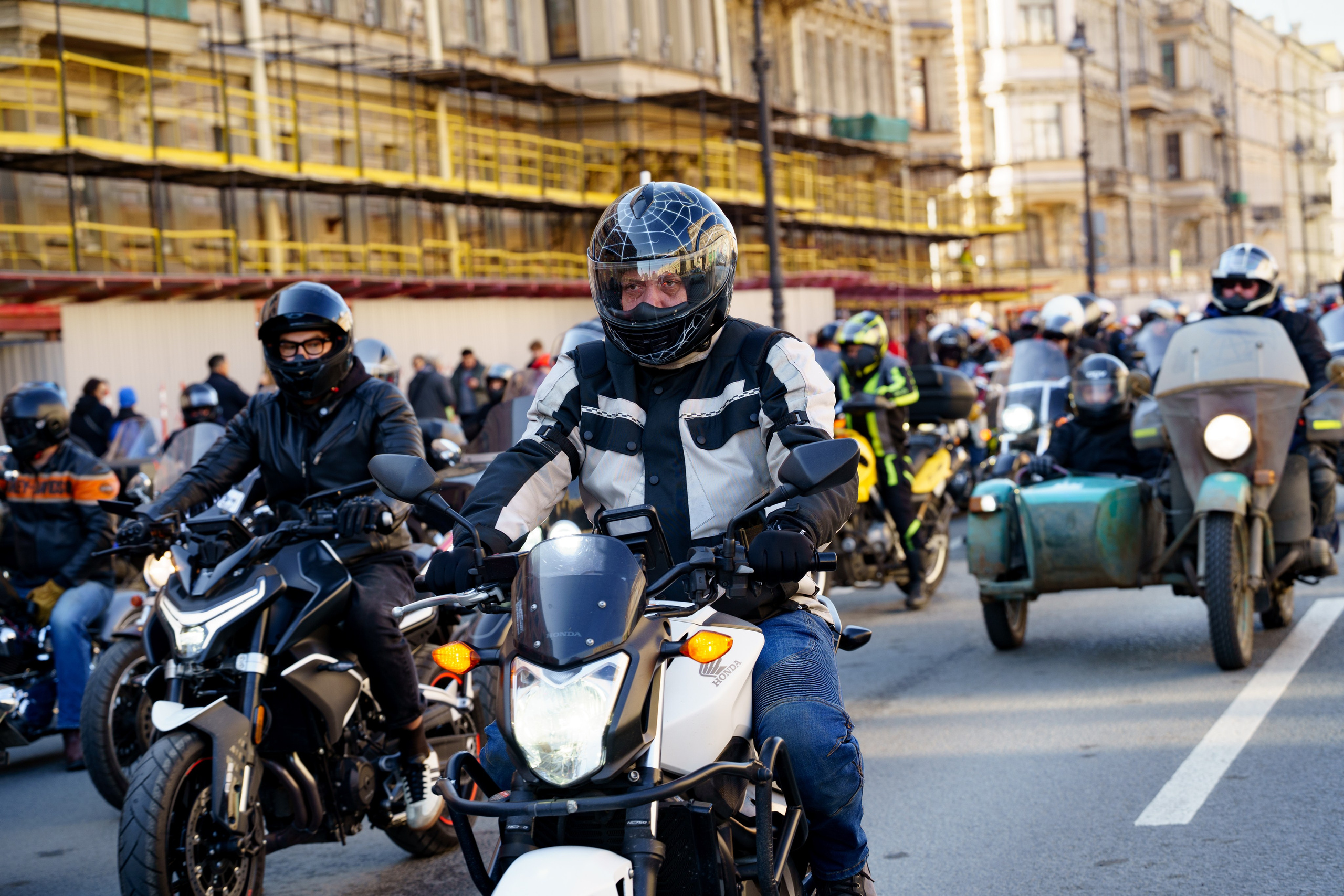 Прохват мотоклуба Norman Riders ч.1. Концертный и репортажный фотограф в Санкт-Петербурге Слава Пахомов