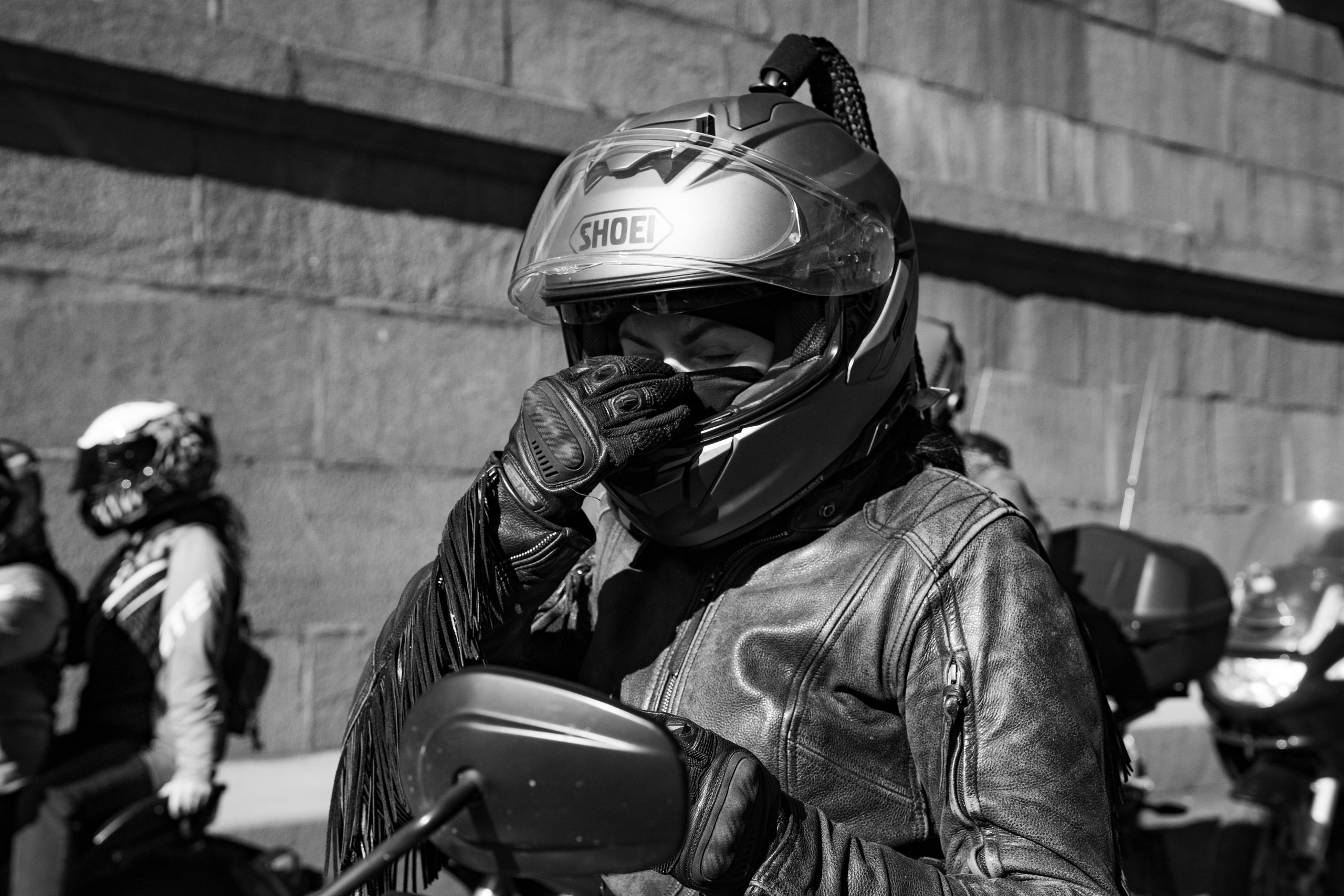 Весенний прохват мотоклуба Normans Riders MC. Концертный и репортажный фотограф в Санкт-Петербурге Слава Пахомов