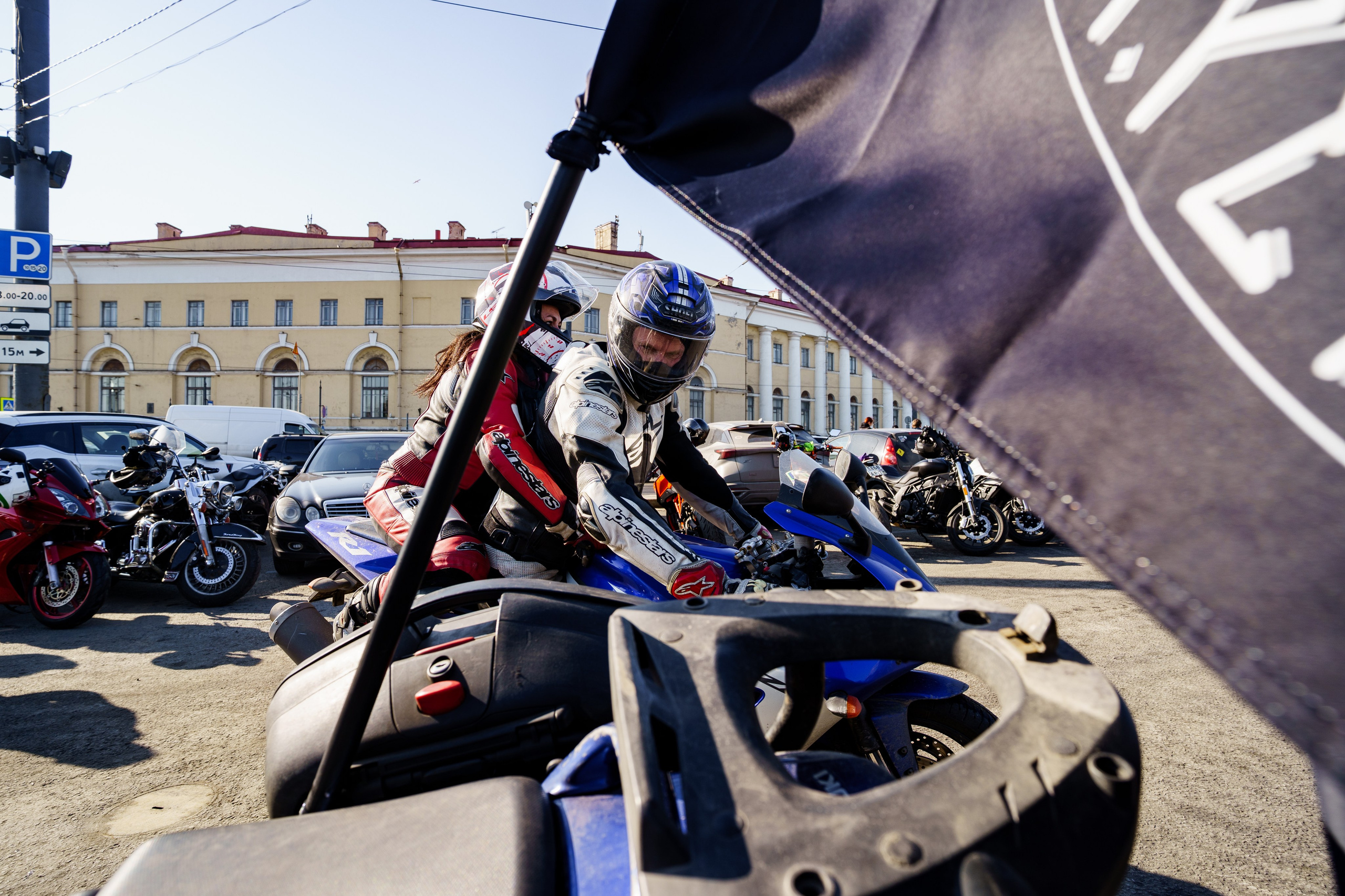 Прохват мотоклуба Norman Riders ч.1. Концертный и репортажный фотограф в Санкт-Петербурге Слава Пахомов