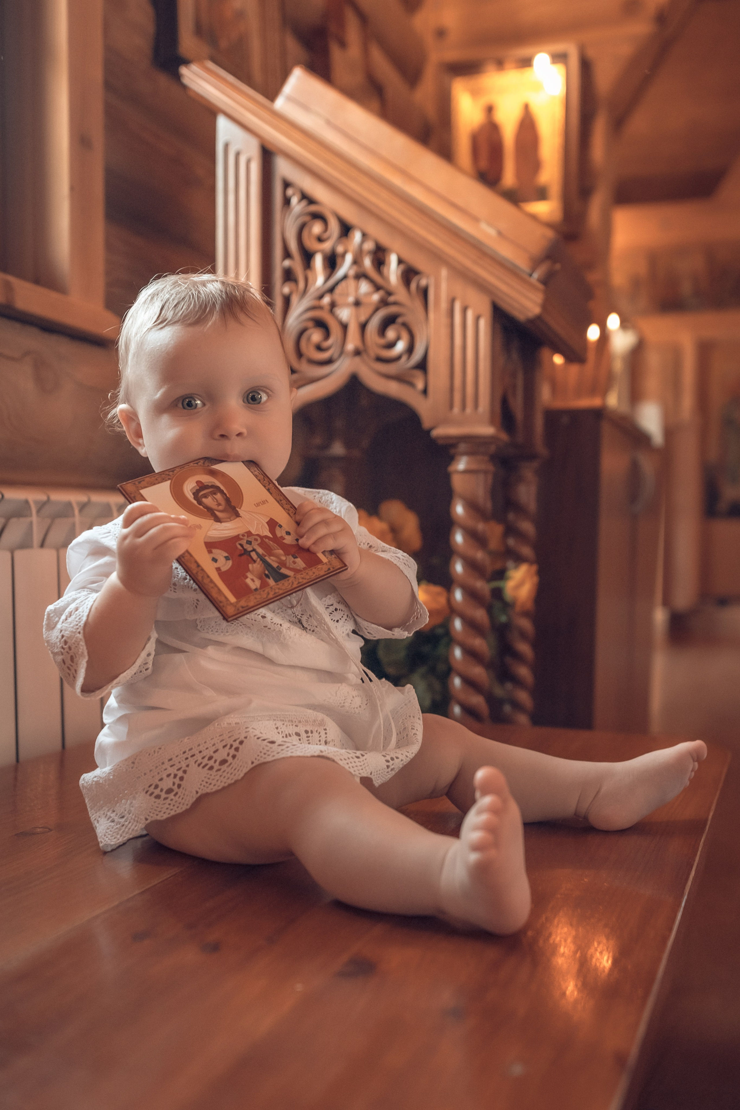 Таинство Крещения Варвары в Храме Рождества Пресвятой Богородицы. Главная