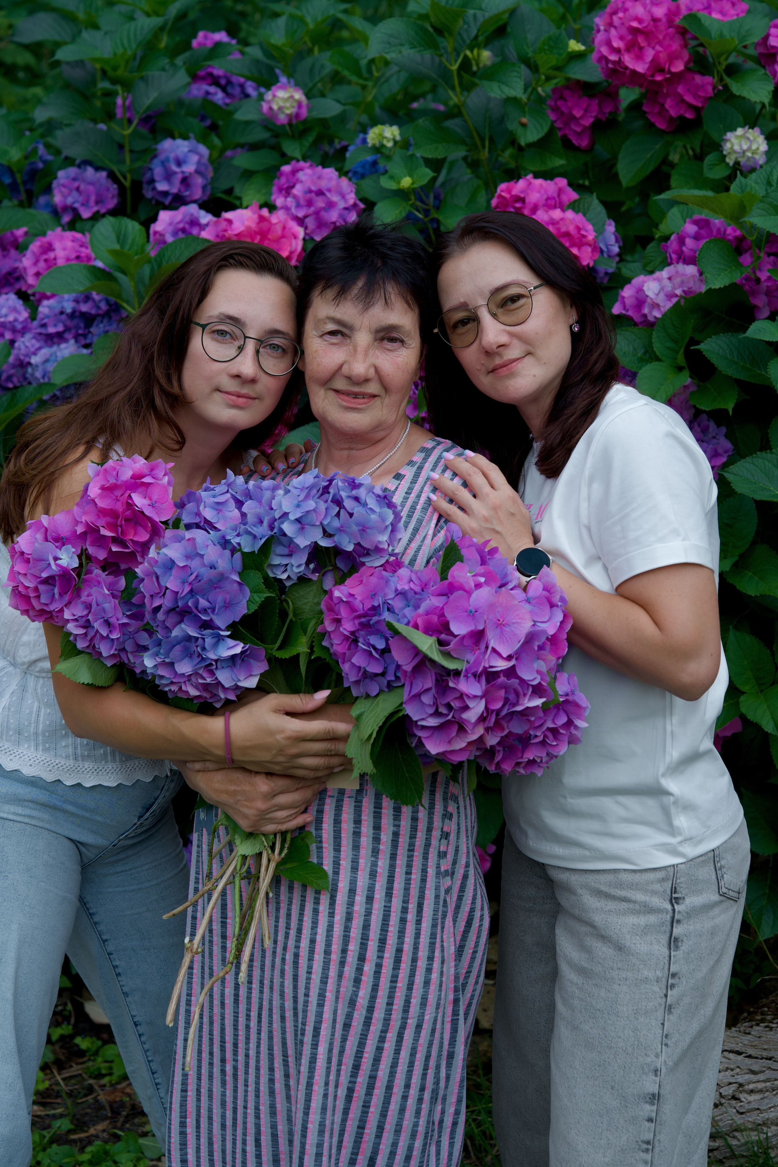 Гортензии_Сёстры Ульяна и Лилия