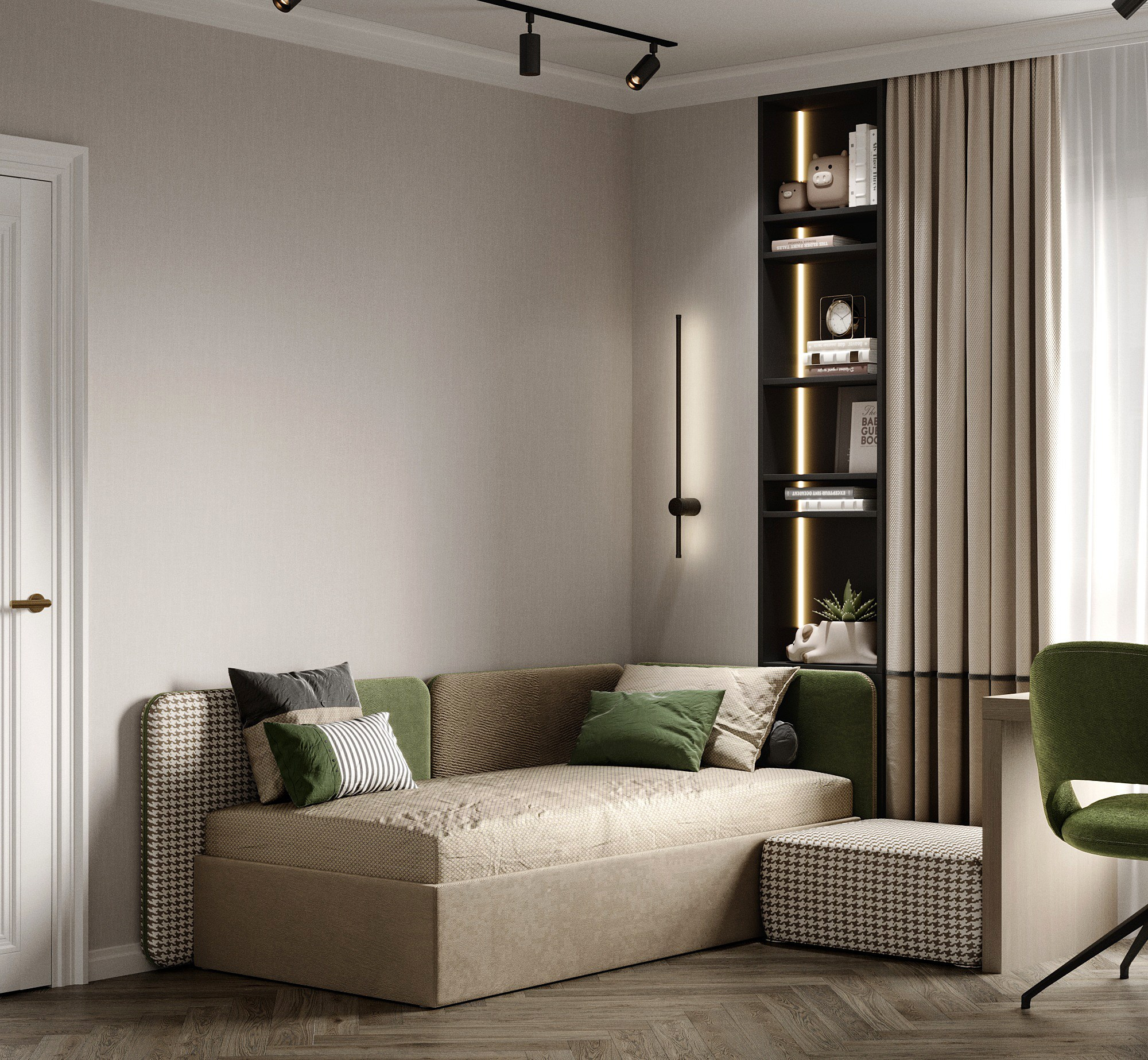 Appartment 75 sq m. Профессиональный дизайнер интерьера