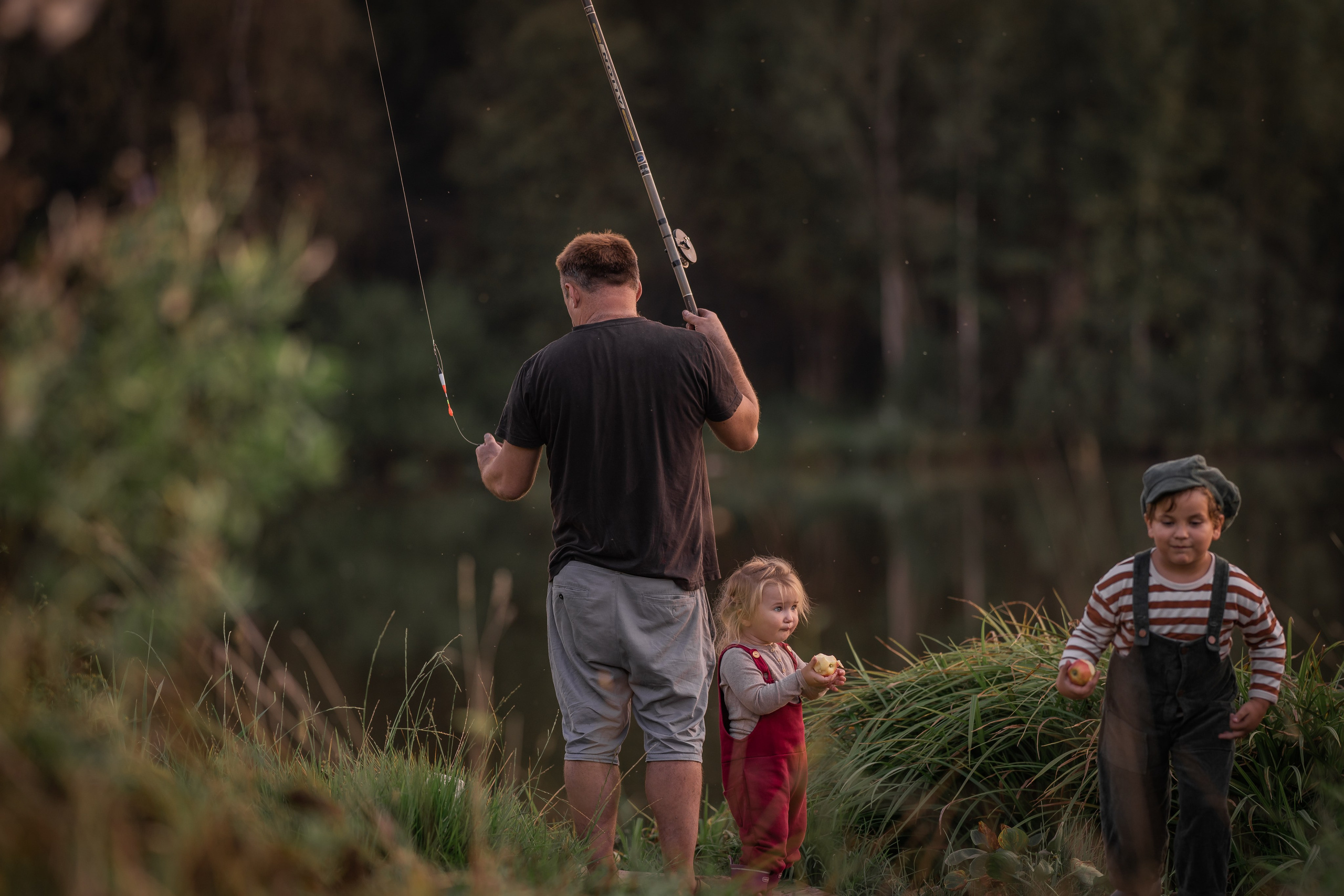 Рыбалка. Семейный фотограф Ефремова Виктория