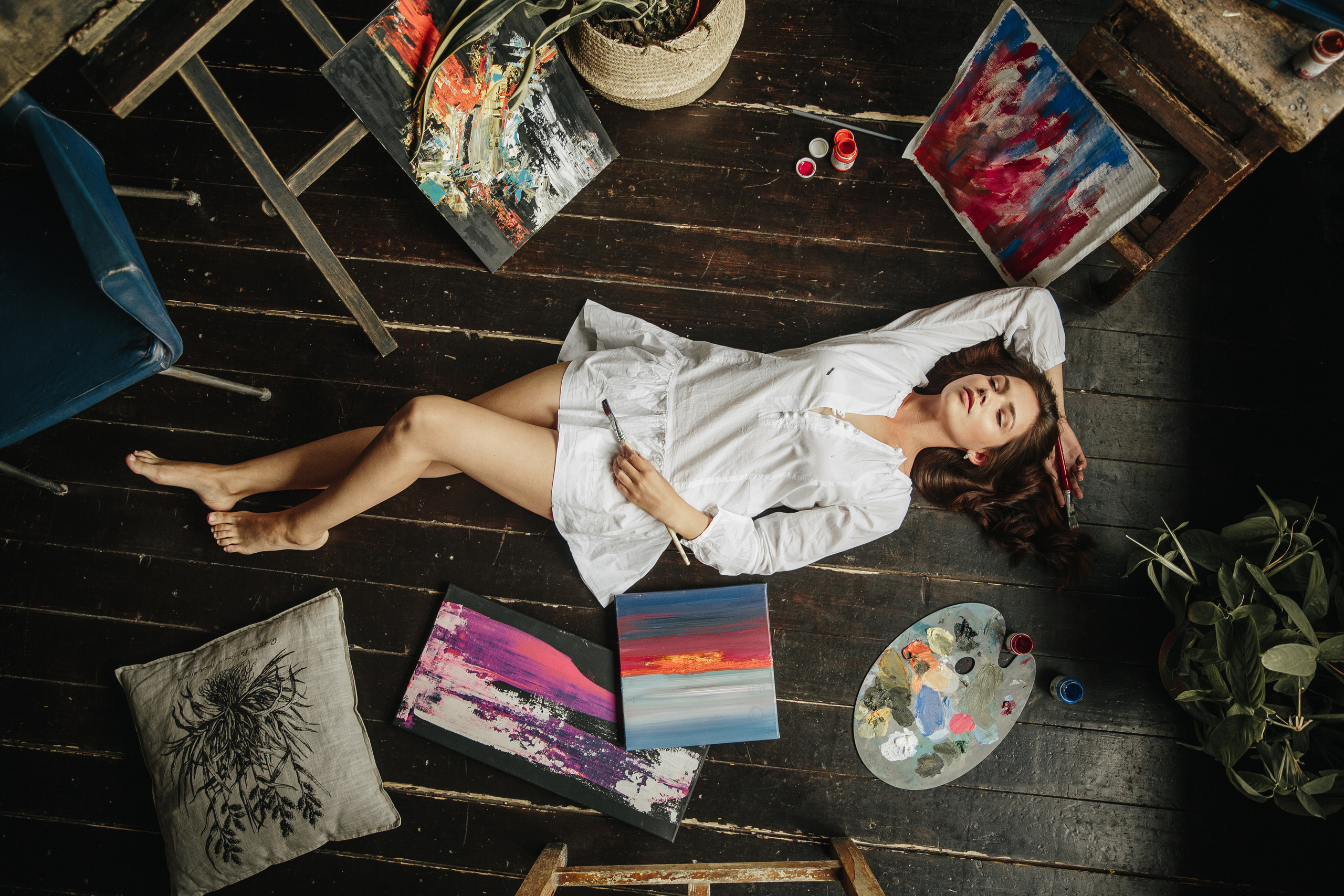 Художница Аня. Саша Потапкин Фотограф. Сочи, Екатеринбург, Москва