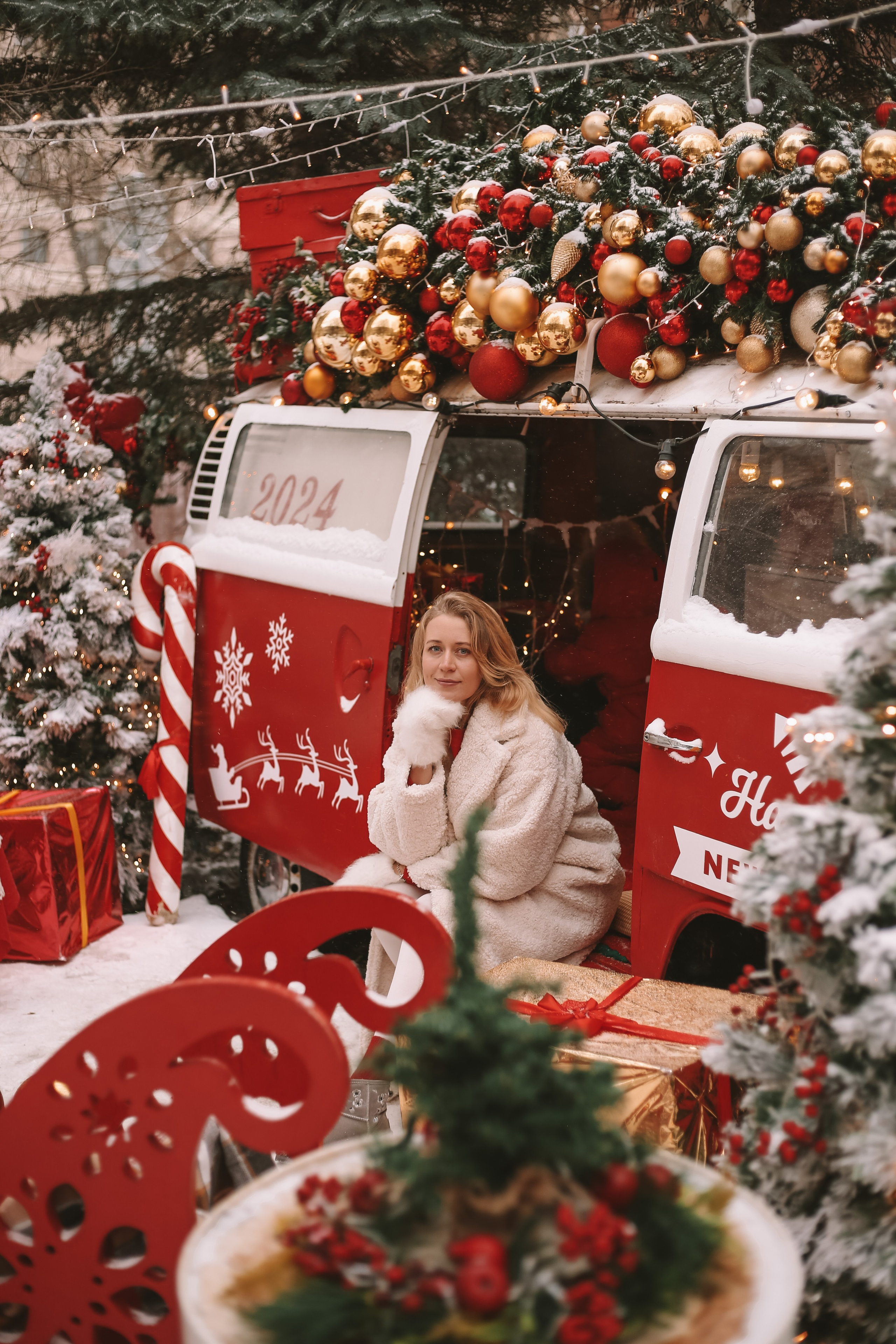 Сhristmas BUS 2024. Семейный фотограф в Москве и МО Варвара Шаранова