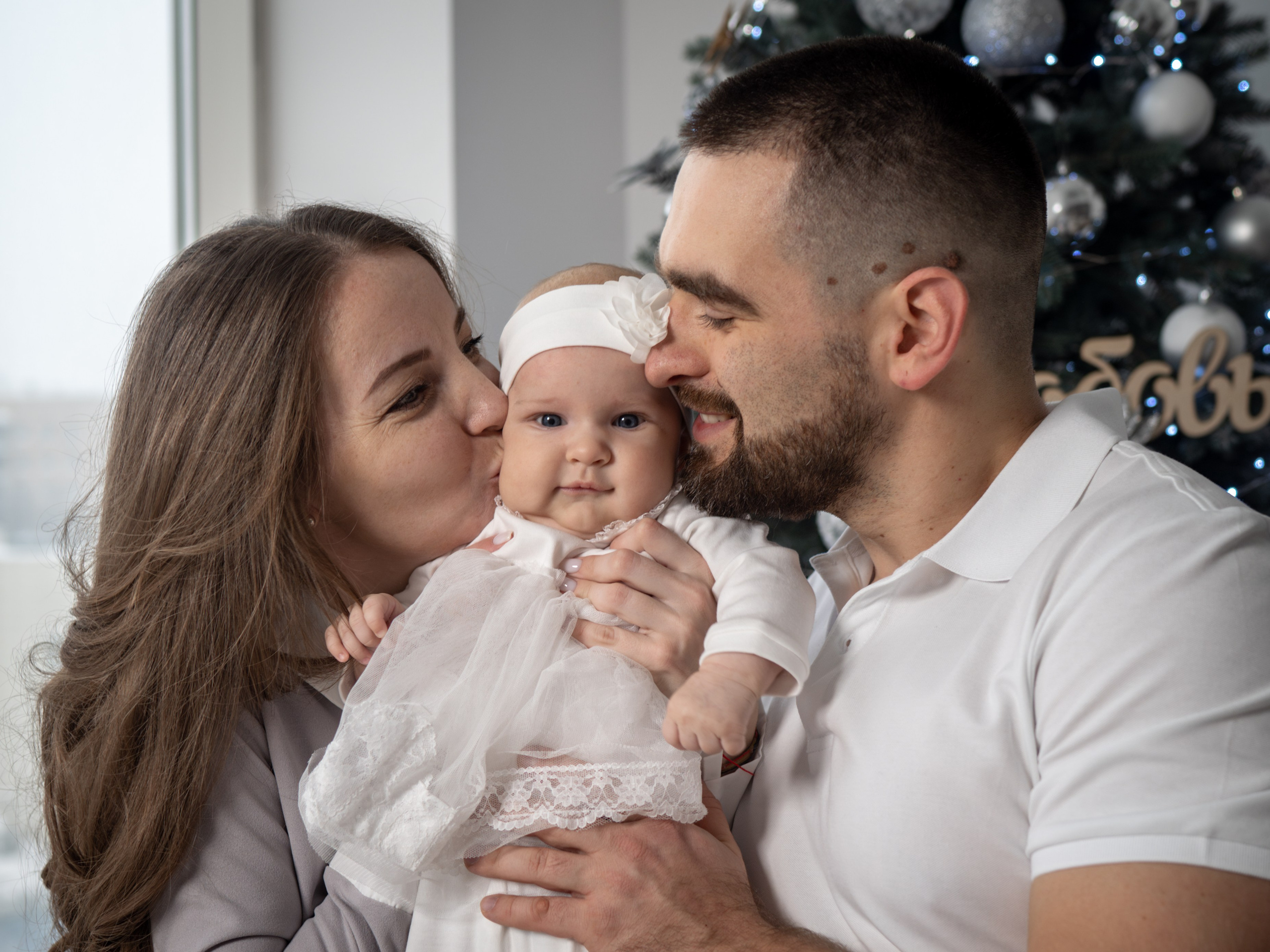 С самоедской лайкой. Фотограф Зинаида Евдокимова