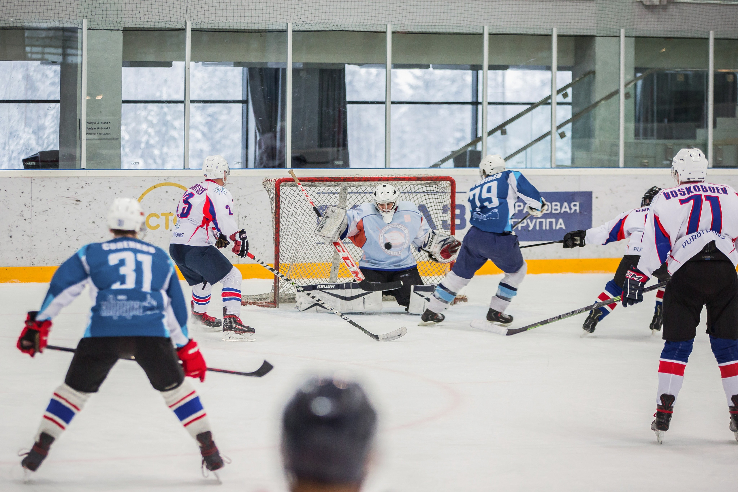 Хоккей для «Work&Sport». Снимаю съемки