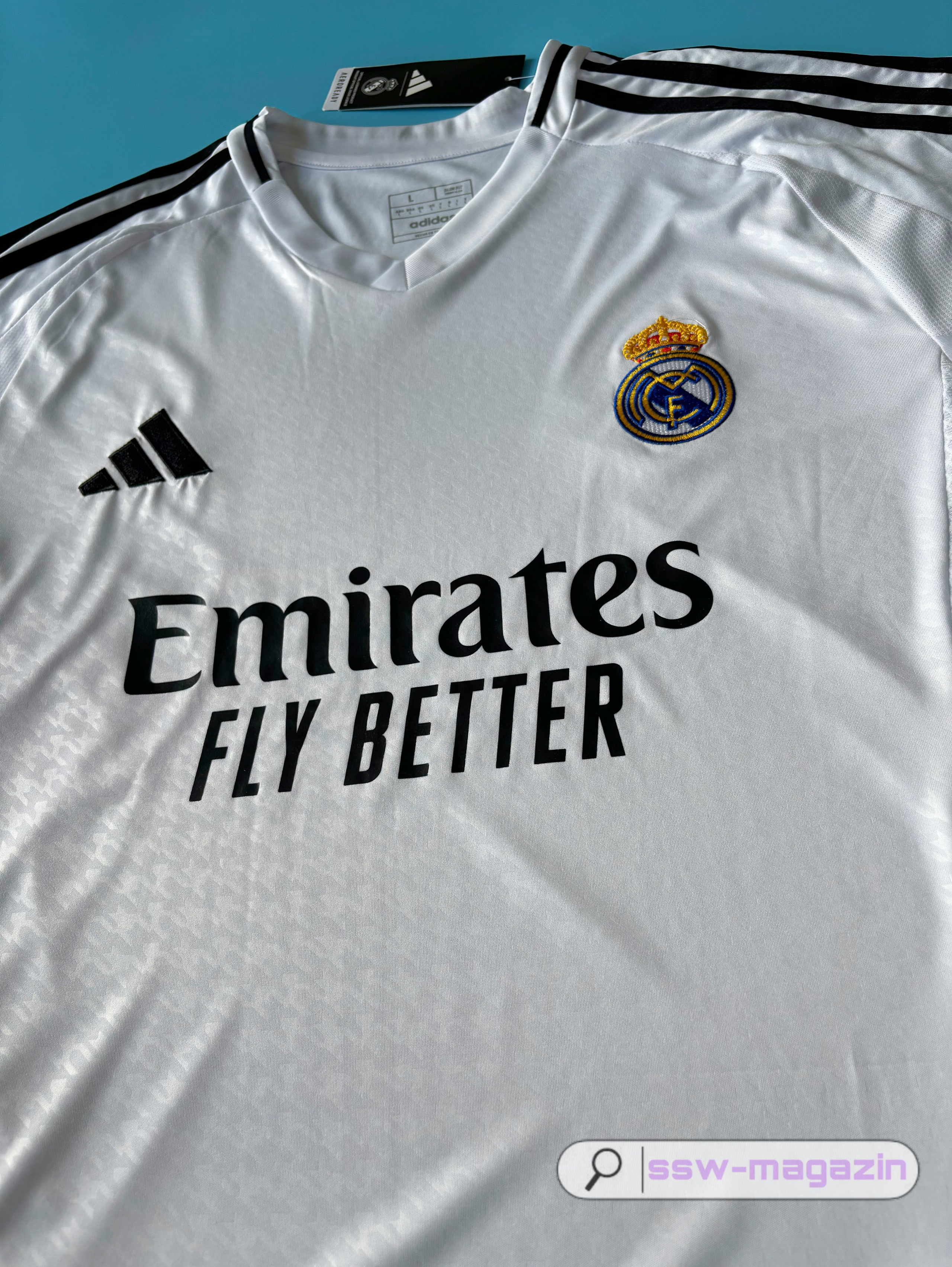 Футболка Real Madrid 2024-2025 домашняя. Футбольный магазин — ssw_magazin