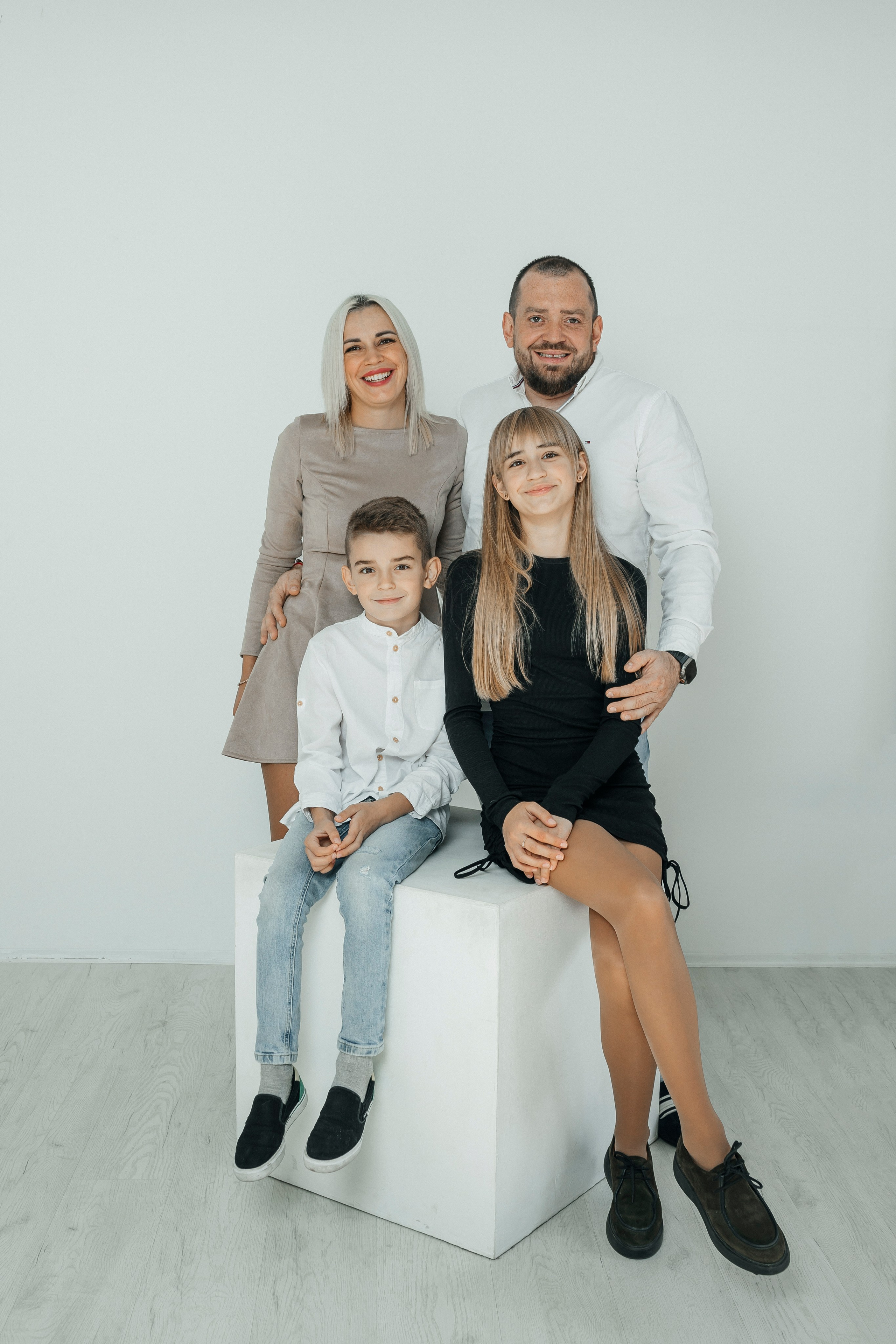 Светлана и Олег с детишками). Семейный и детский фотограф в городе Подолск МО Крылова Ирина