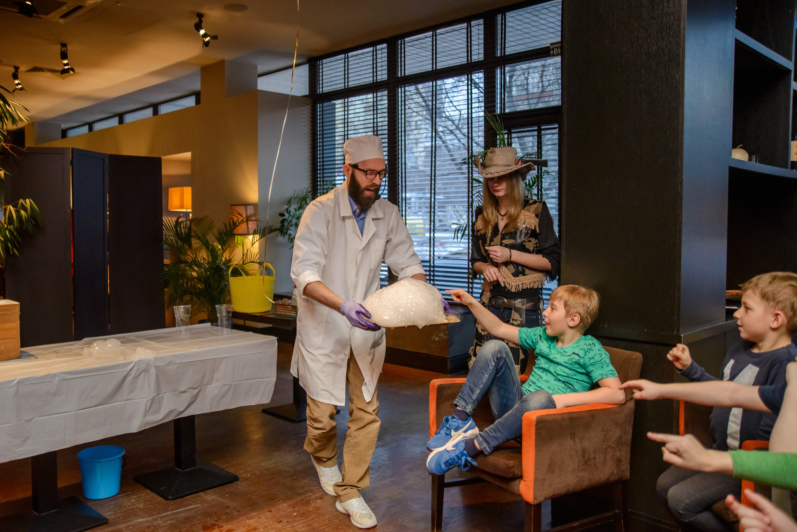 Детский день рождения в ресторане